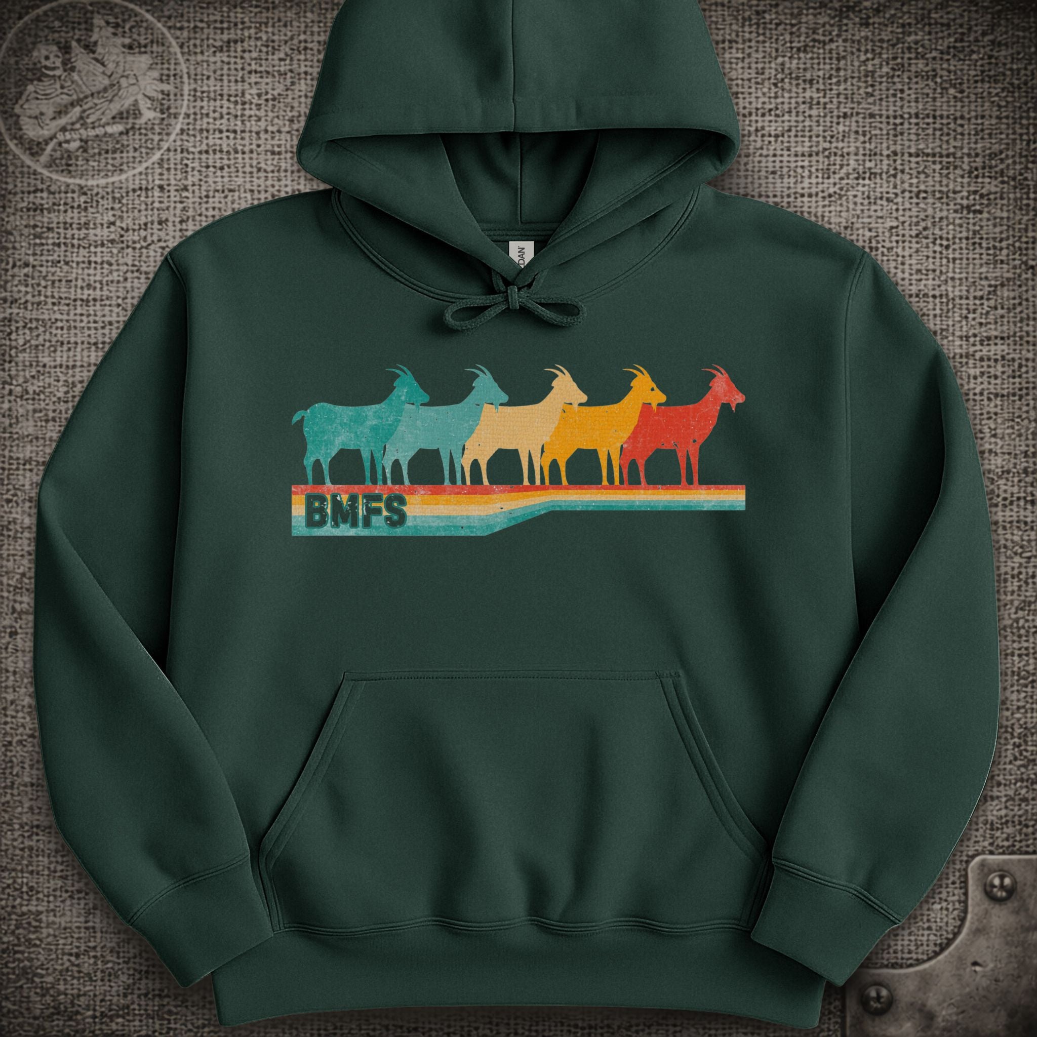 BMFS Retro Goats | Billy Strings Shakedown Lot Style Hoodie