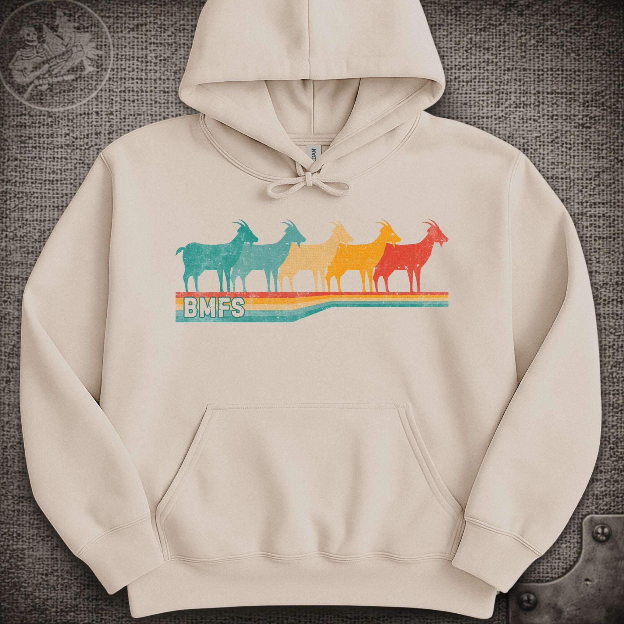 BMFS Retro Goats | Billy Strings Shakedown Lot Style Hoodie