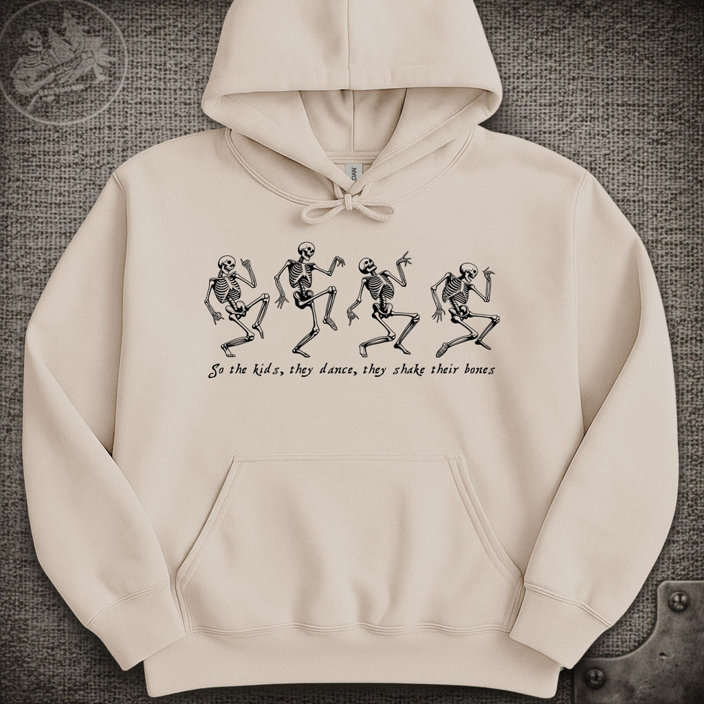 Throwing Stones | Grateful Dead Dancing Skeletons Shakedown Lot Style Hoodie