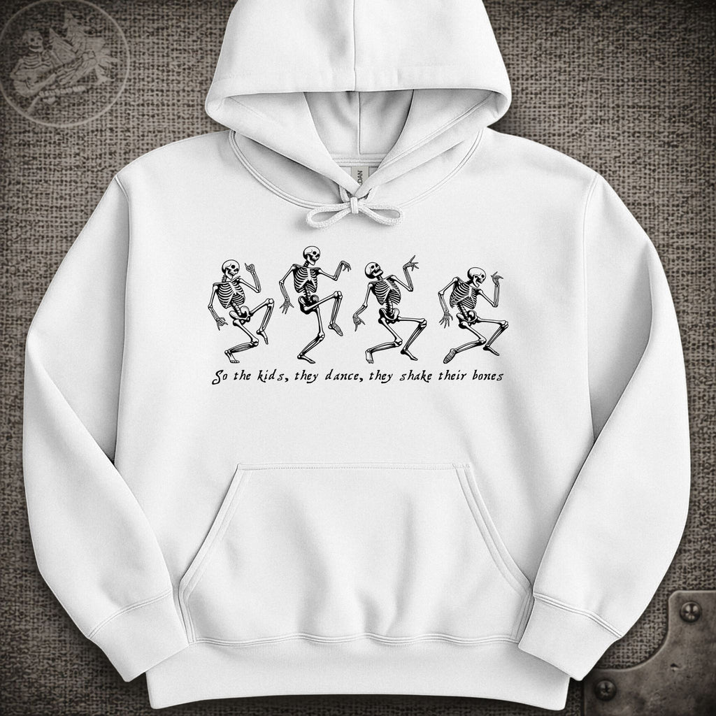 Throwing Stones | Grateful Dead Dancing Skeletons Shakedown Lot Style Hoodie