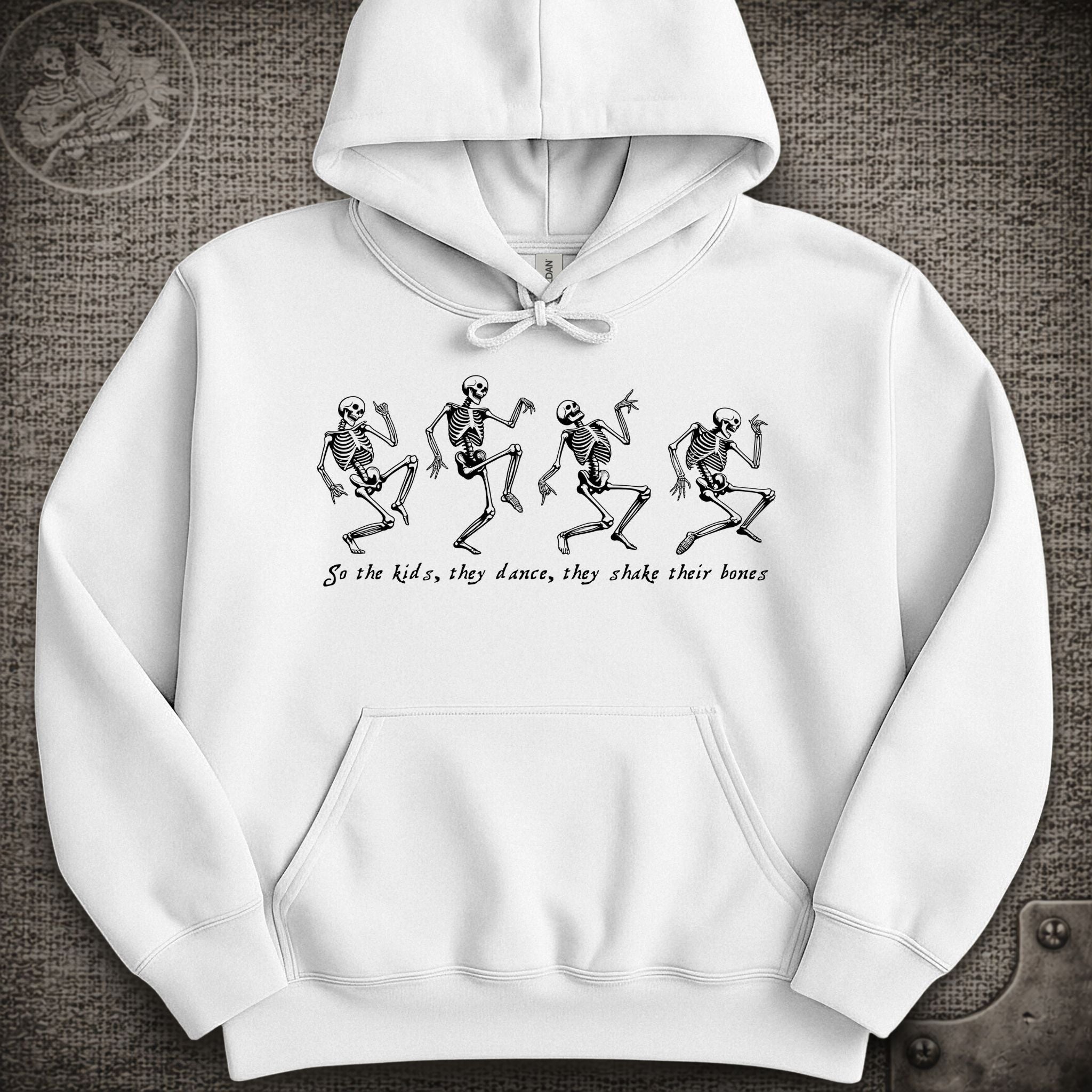 Throwing Stones | Grateful Dead Dancing Skeletons Shakedown Lot Style Hoodie