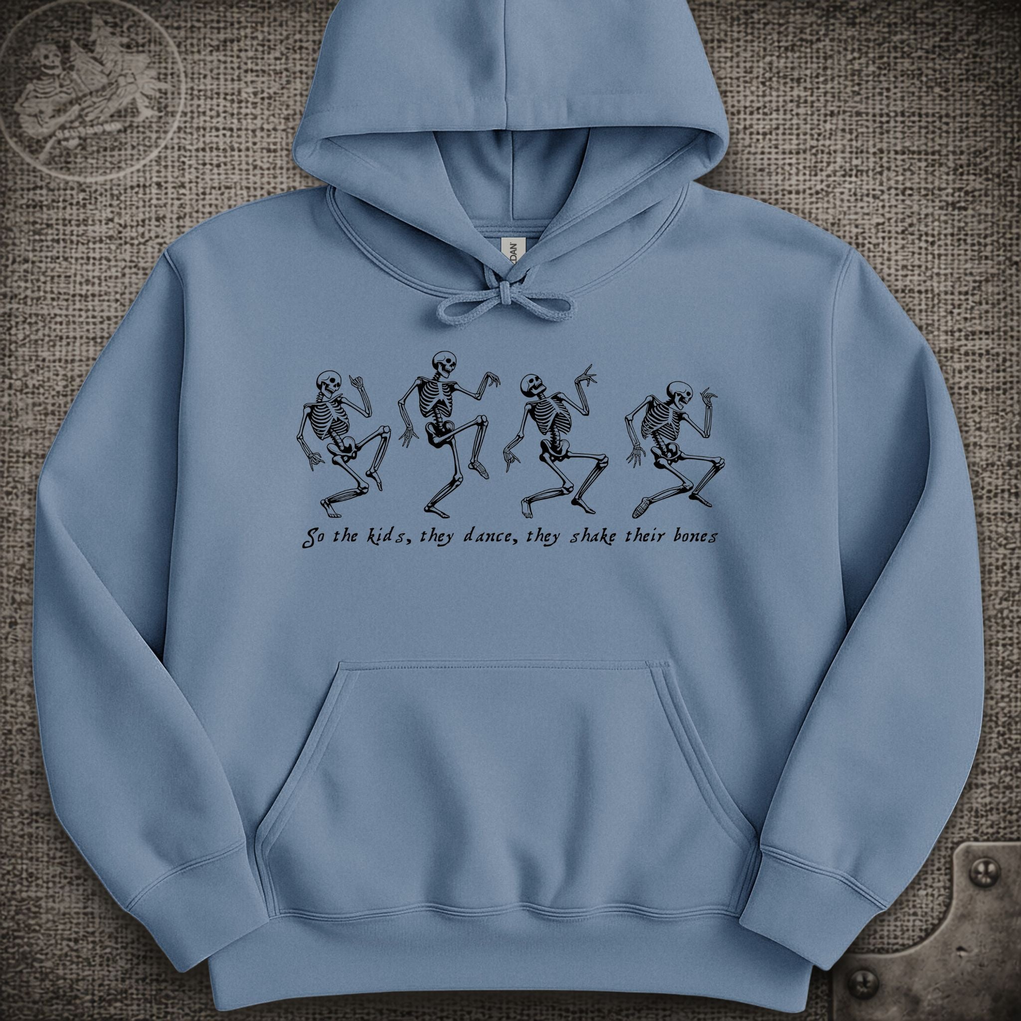 Throwing Stones | Grateful Dead Dancing Skeletons Shakedown Lot Style Hoodie