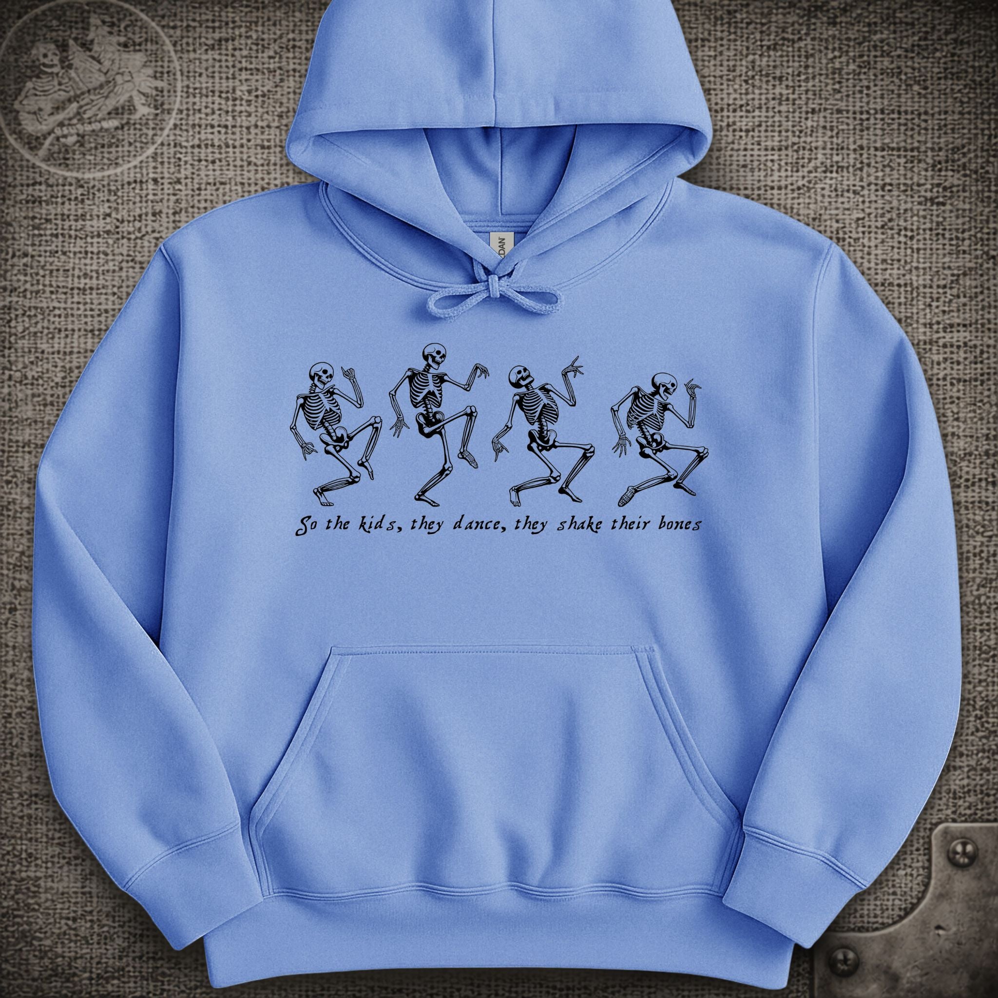 Throwing Stones | Grateful Dead Dancing Skeletons Shakedown Lot Style Hoodie