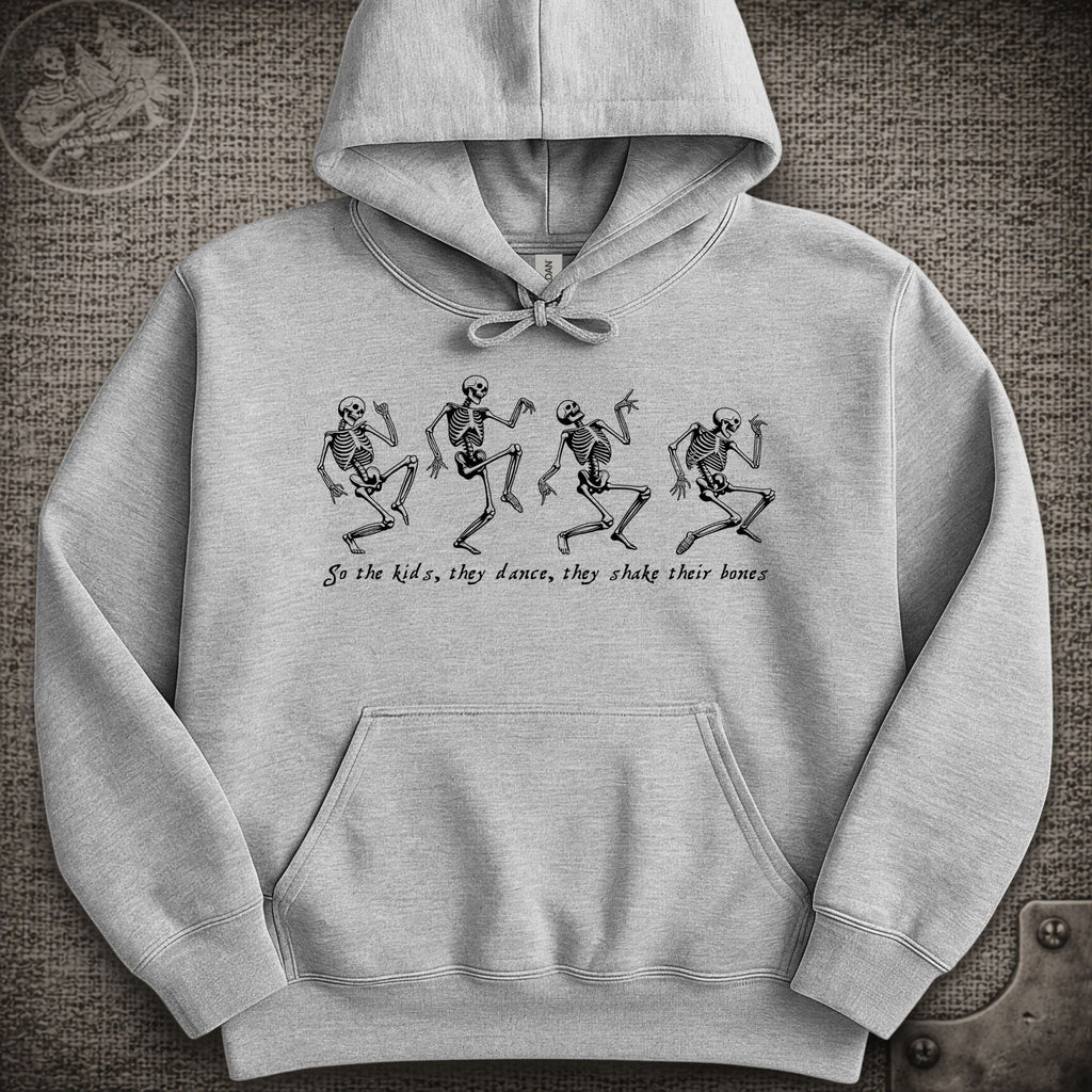 Throwing Stones | Grateful Dead Dancing Skeletons Shakedown Lot Style Hoodie