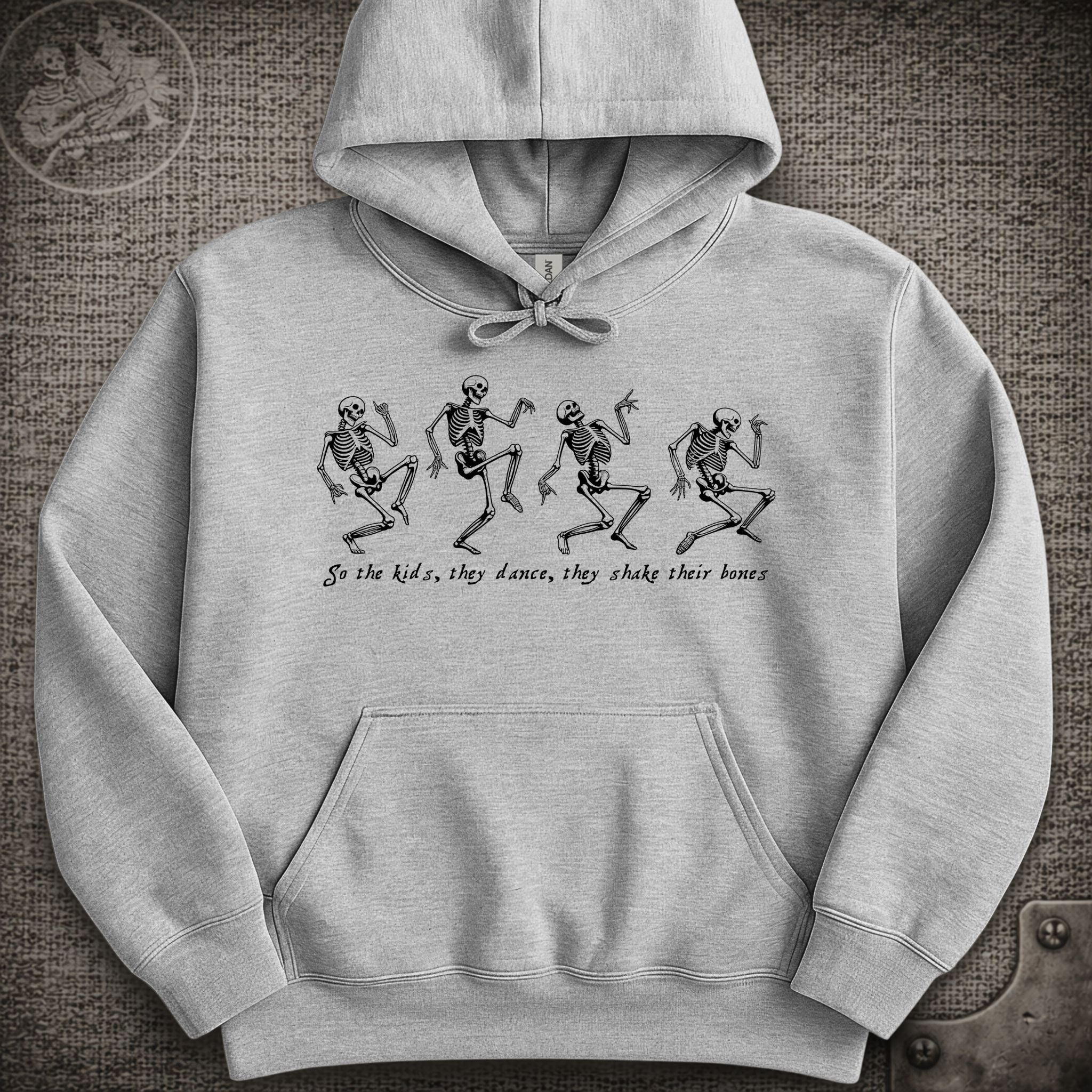 Throwing Stones | Grateful Dead Dancing Skeletons Shakedown Lot Style Hoodie