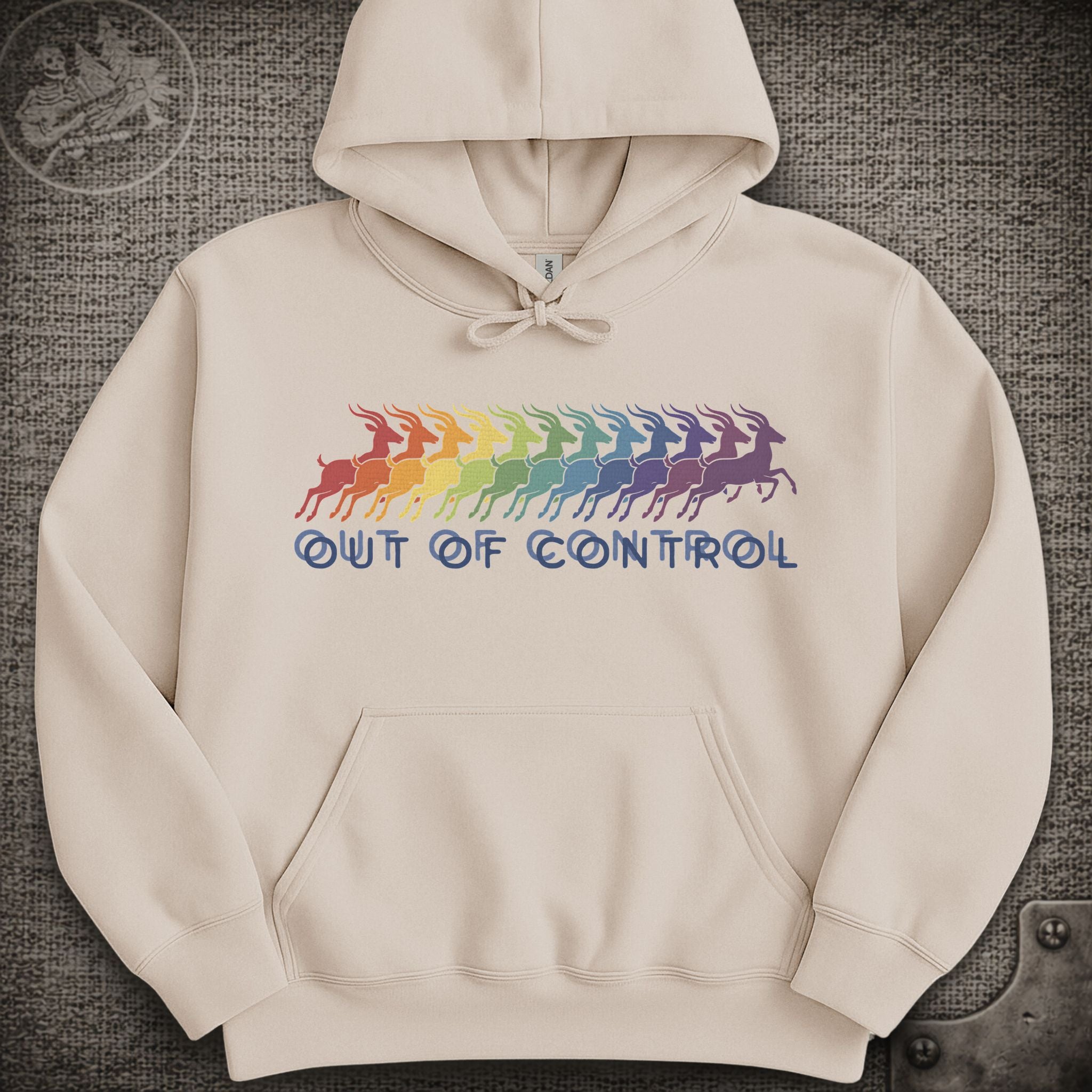 Run Like an Antelope | Phish Inspired Shakedown Lot Style Hoodie