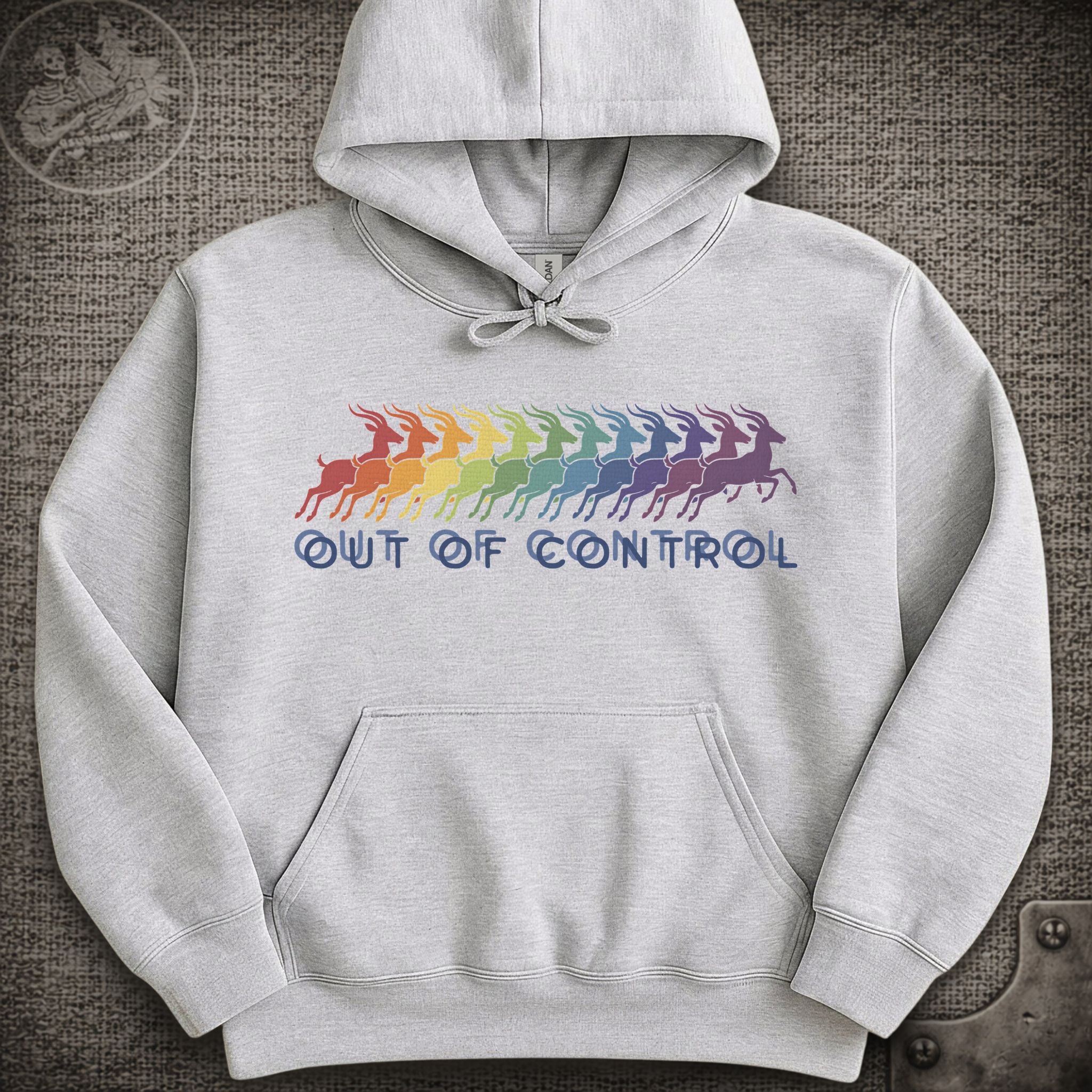 Run Like an Antelope | Phish Inspired Shakedown Lot Style Hoodie