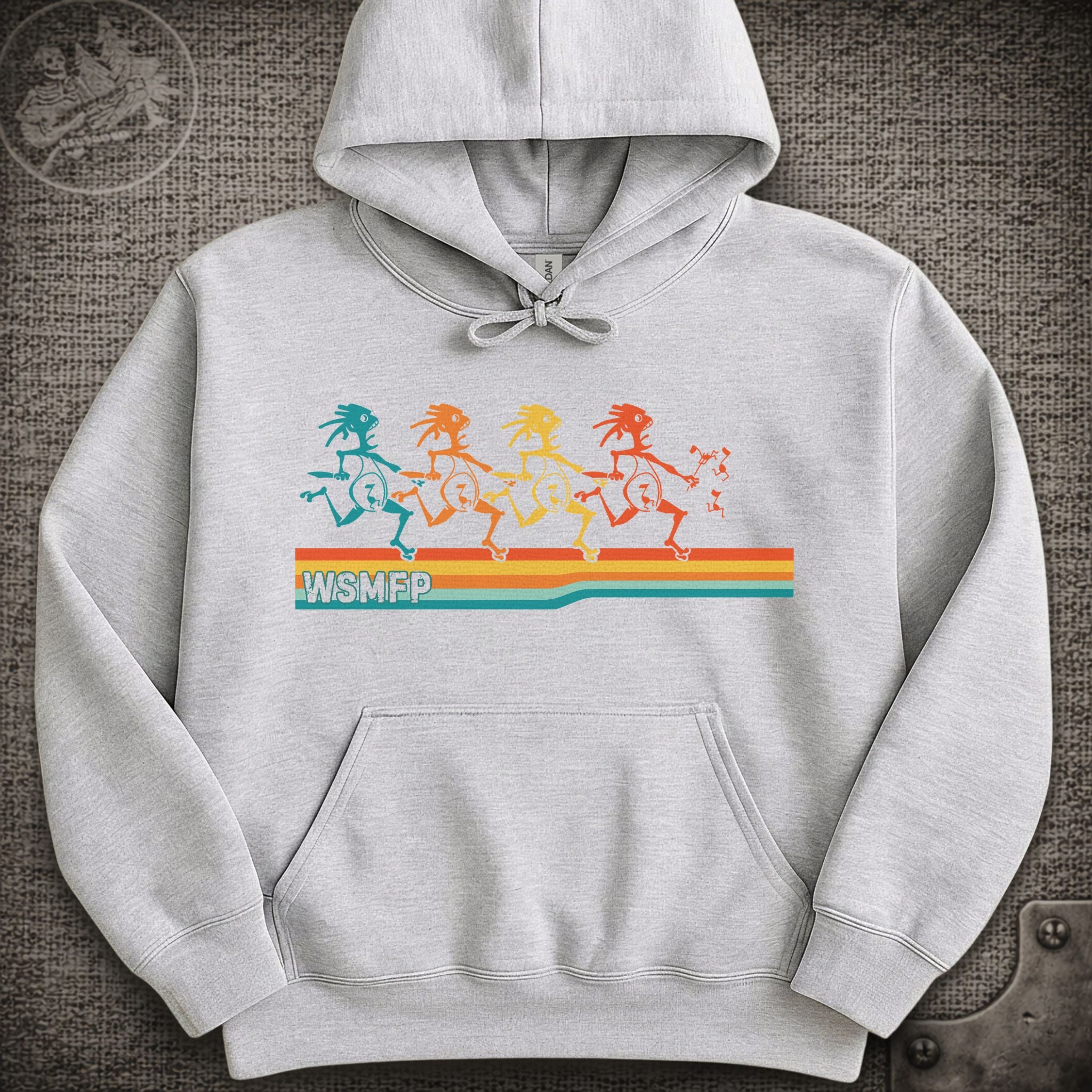 Retro Note Eaters | Widespread Panic Shakedown Lot Style Hoodie