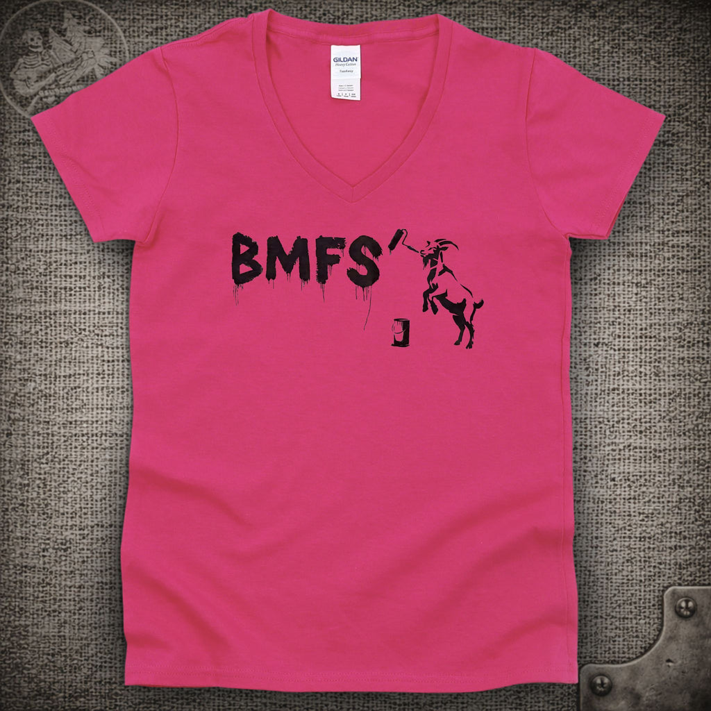 Naughty Goat | Billy Strings Shakedown Lot Style Ladies V-Neck Tee