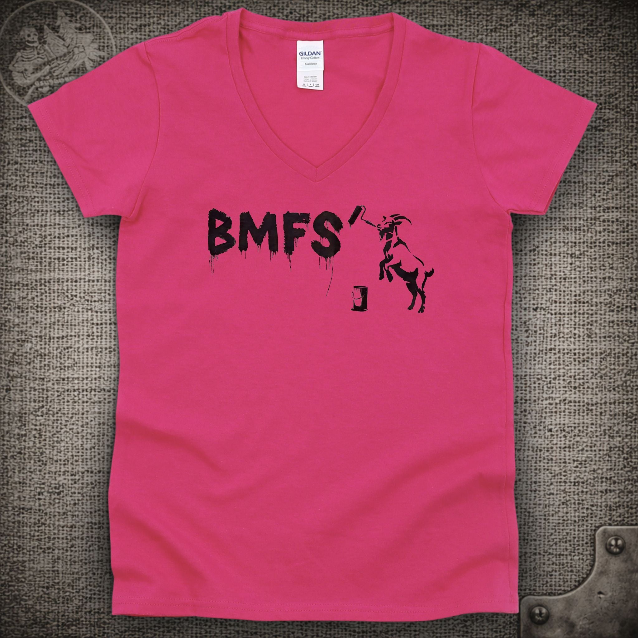 Naughty Goat | Billy Strings Shakedown Lot Style Ladies V-Neck Tee