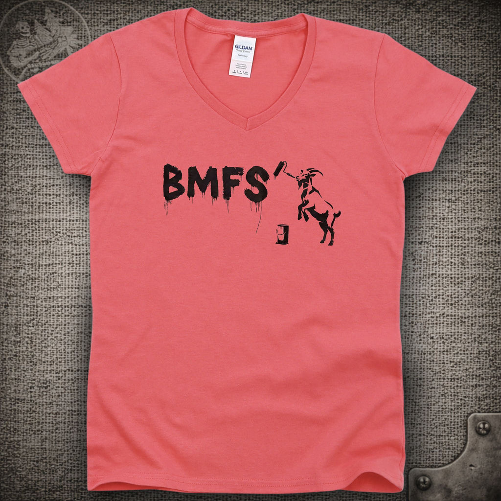 Naughty Goat | Billy Strings Shakedown Lot Style Ladies V-Neck Tee