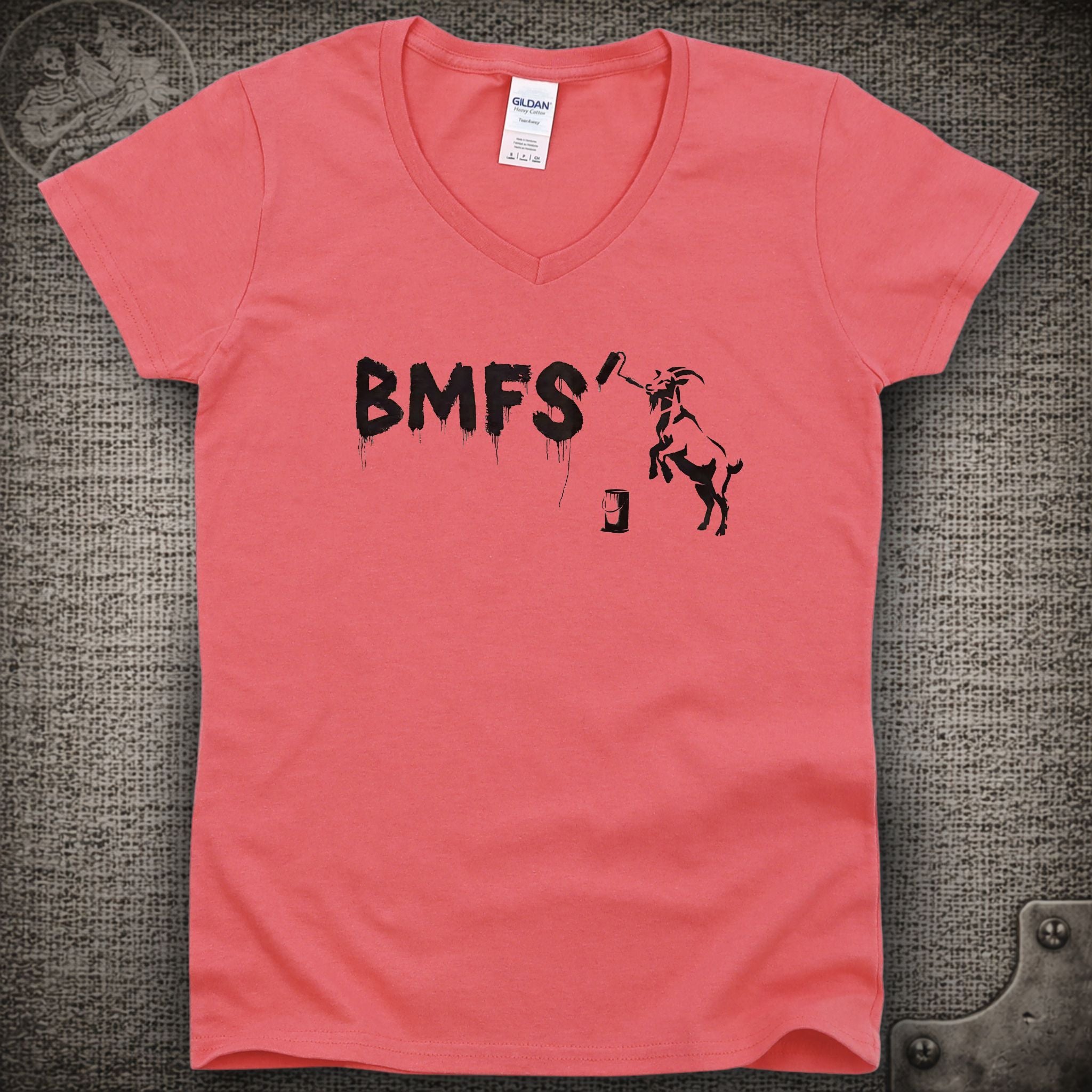 Naughty Goat | Billy Strings Shakedown Lot Style Ladies V-Neck Tee