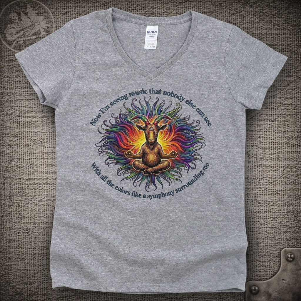 Heartbeat of America | Billy Strings Shakedown Lot Style Ladies V-Neck Tee