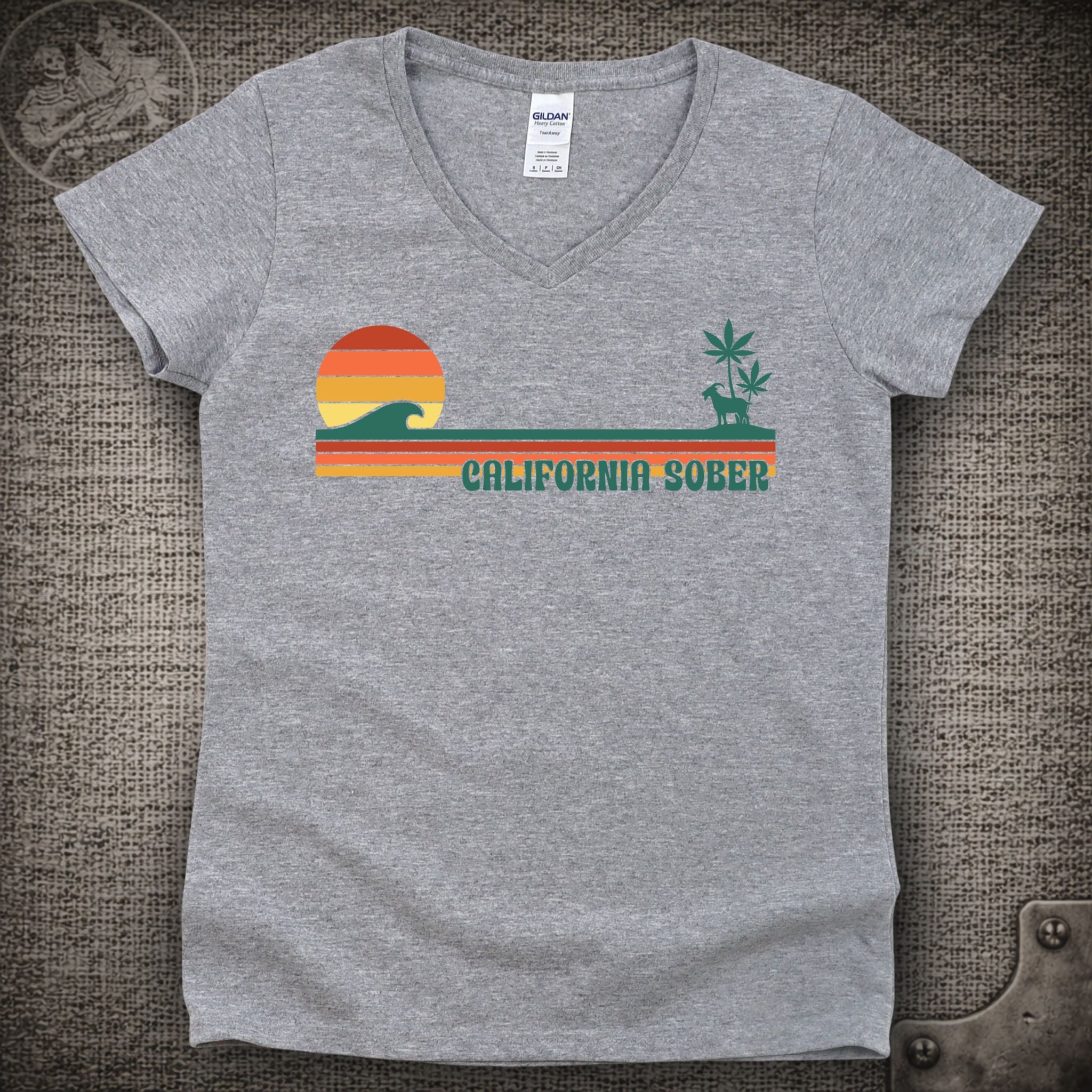 California Sober | Billy Strings Shakedown Lot Style Ladies V-Neck Tee