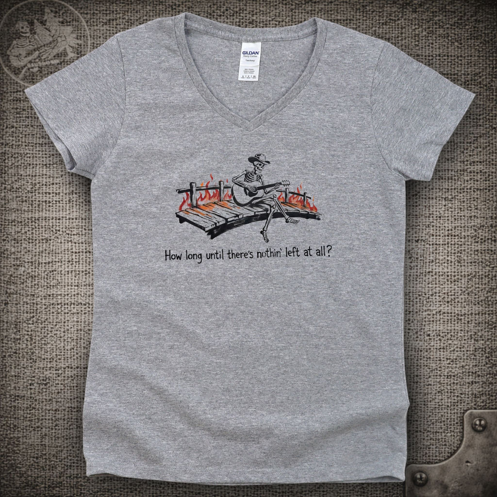 Watch It Fall | Billy Strings Shakedown Lot Style Ladies V-Neck Tee