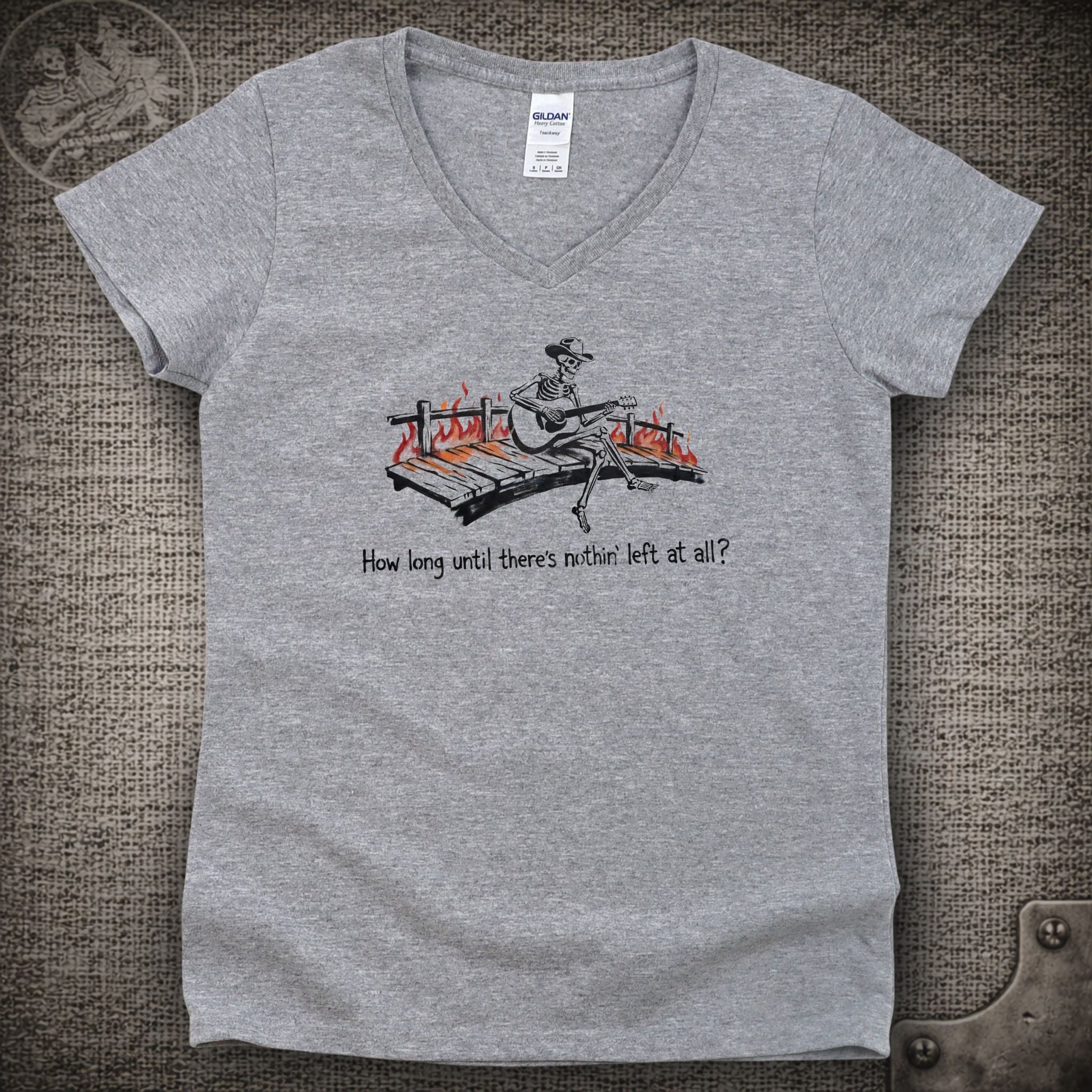 Watch It Fall | Billy Strings Shakedown Lot Style Ladies V-Neck Tee