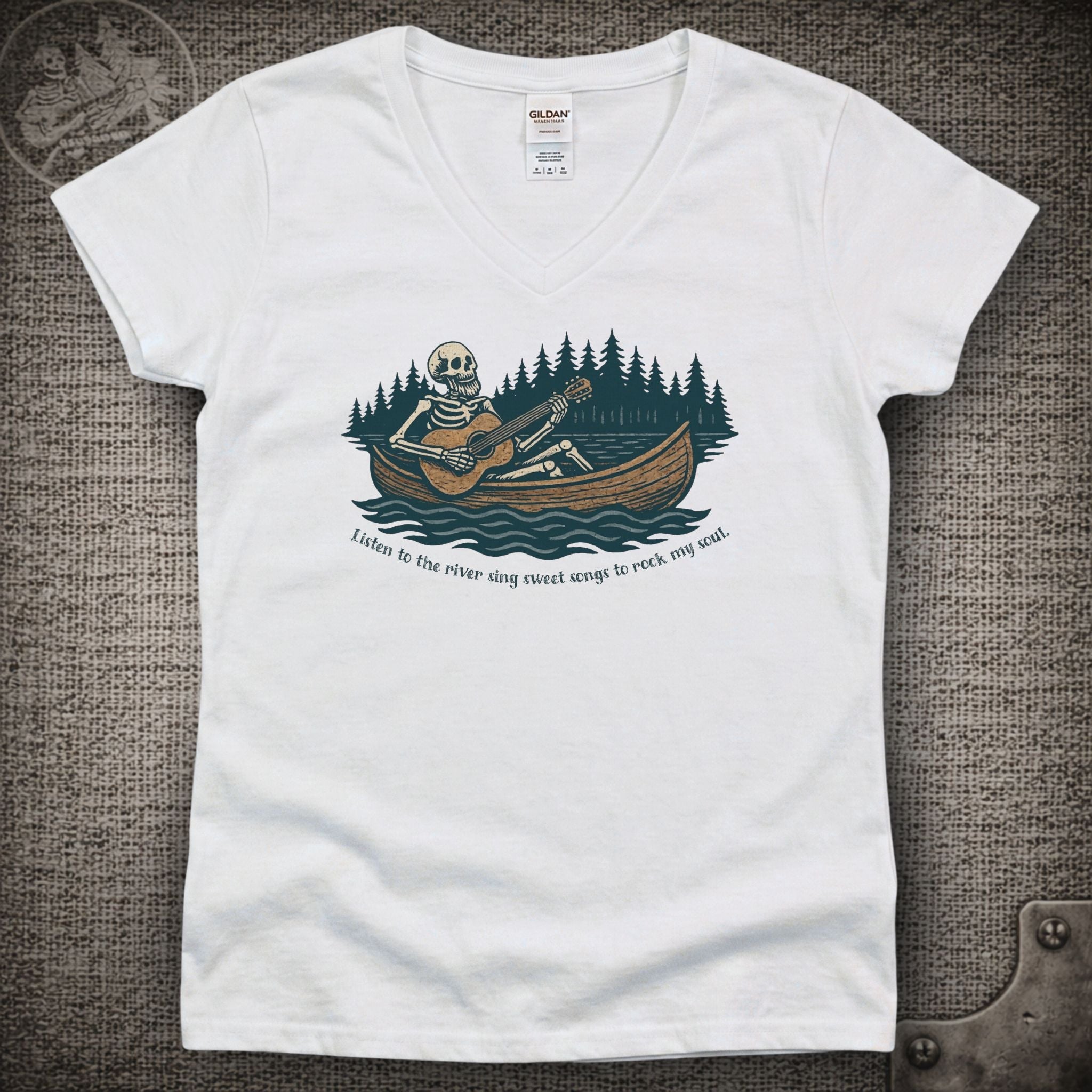 Brokedown Palace | Grateful Dead Shakedown Lot Style Ladies V-Neck Tee