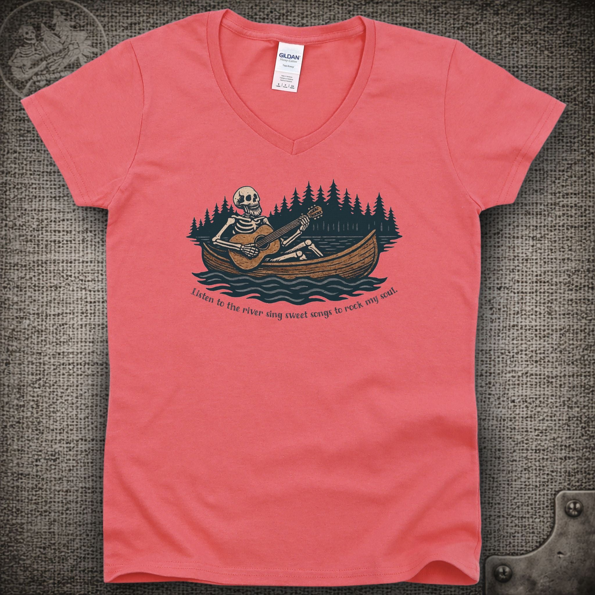 Brokedown Palace | Grateful Dead Shakedown Lot Style Ladies V-Neck Tee