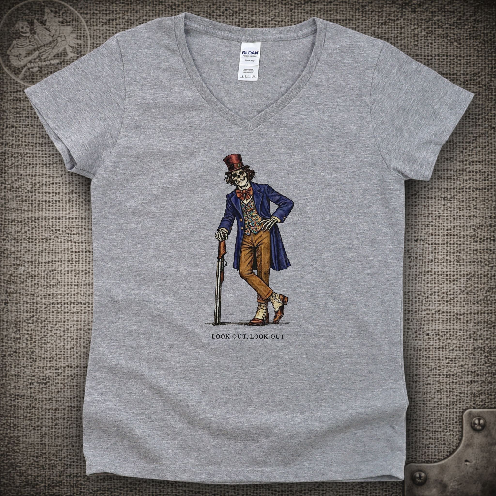 Candyman | Grateful Dead Shakedown Lot Style Ladies V-Neck Tee