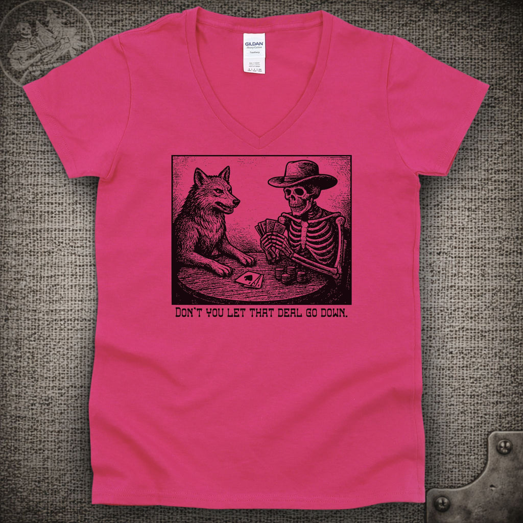 Deal | Grateful Dead Shakedown Lot Style Ladies V-Neck Tee