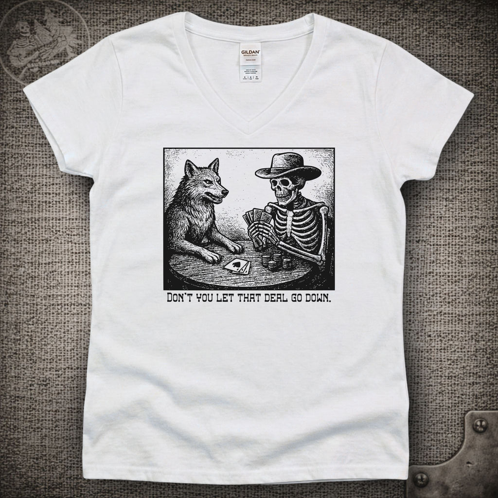 Deal | Grateful Dead Shakedown Lot Style Ladies V-Neck Tee