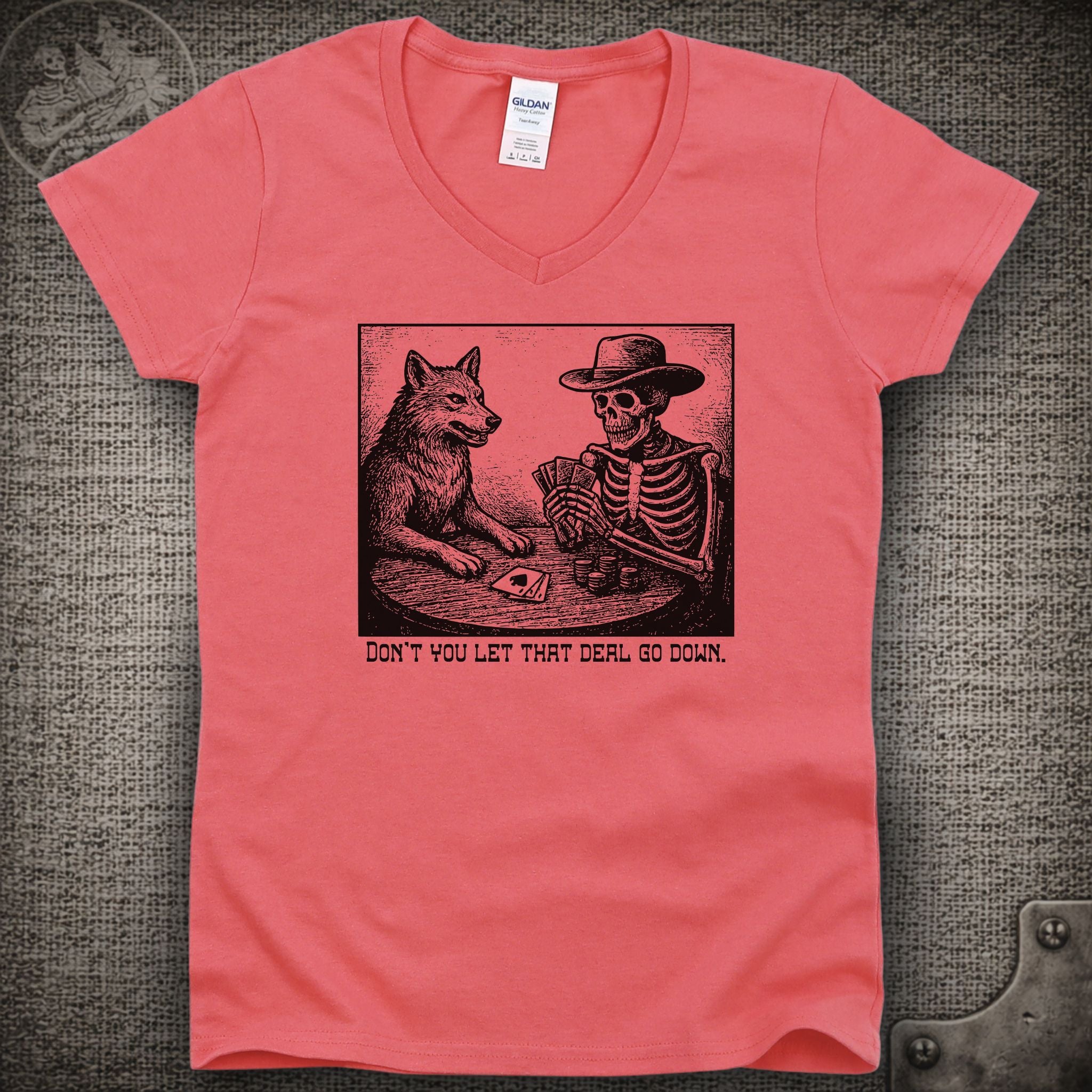 Deal | Grateful Dead Shakedown Lot Style Ladies V-Neck Tee