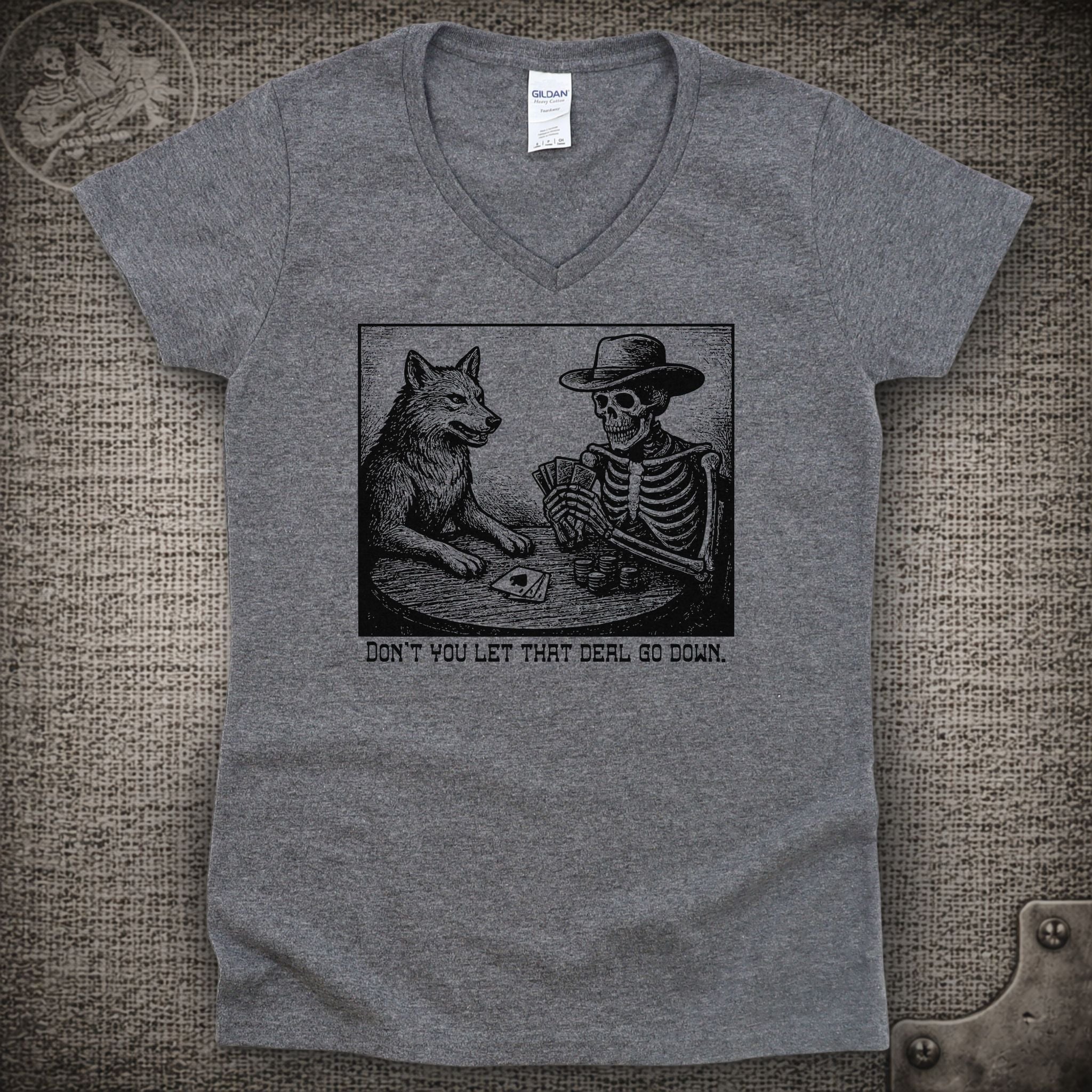 Deal | Grateful Dead Shakedown Lot Style Ladies V-Neck Tee