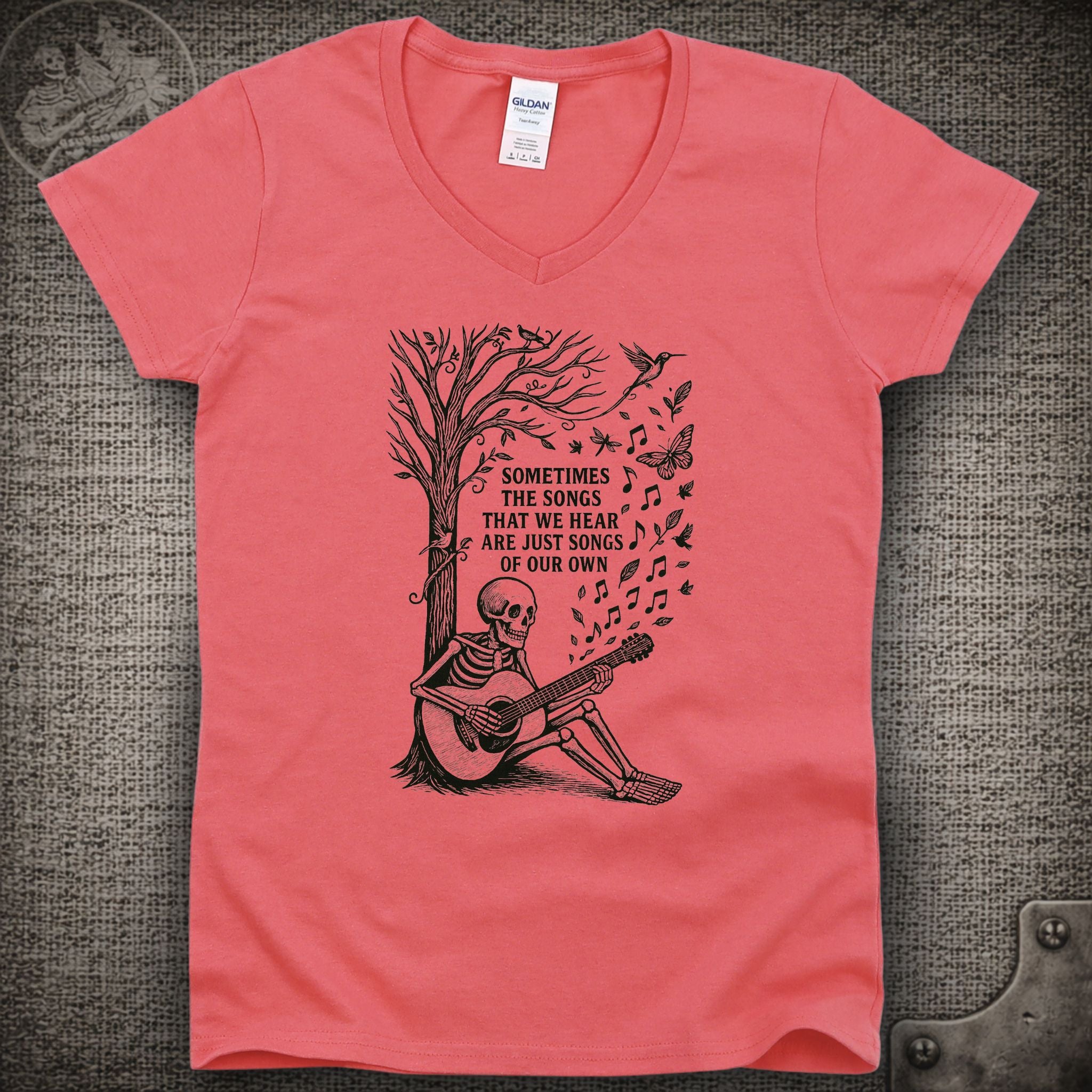 Eyes of the World | Grateful Dead Shakedown Lot Style Ladies V-Neck Tee