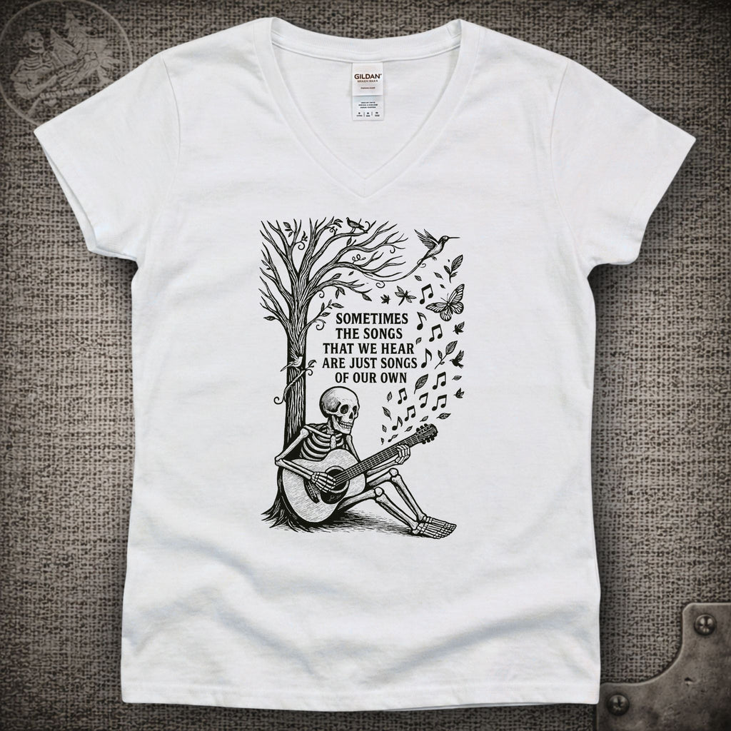 Eyes of the World | Grateful Dead Shakedown Lot Style Ladies V-Neck Tee