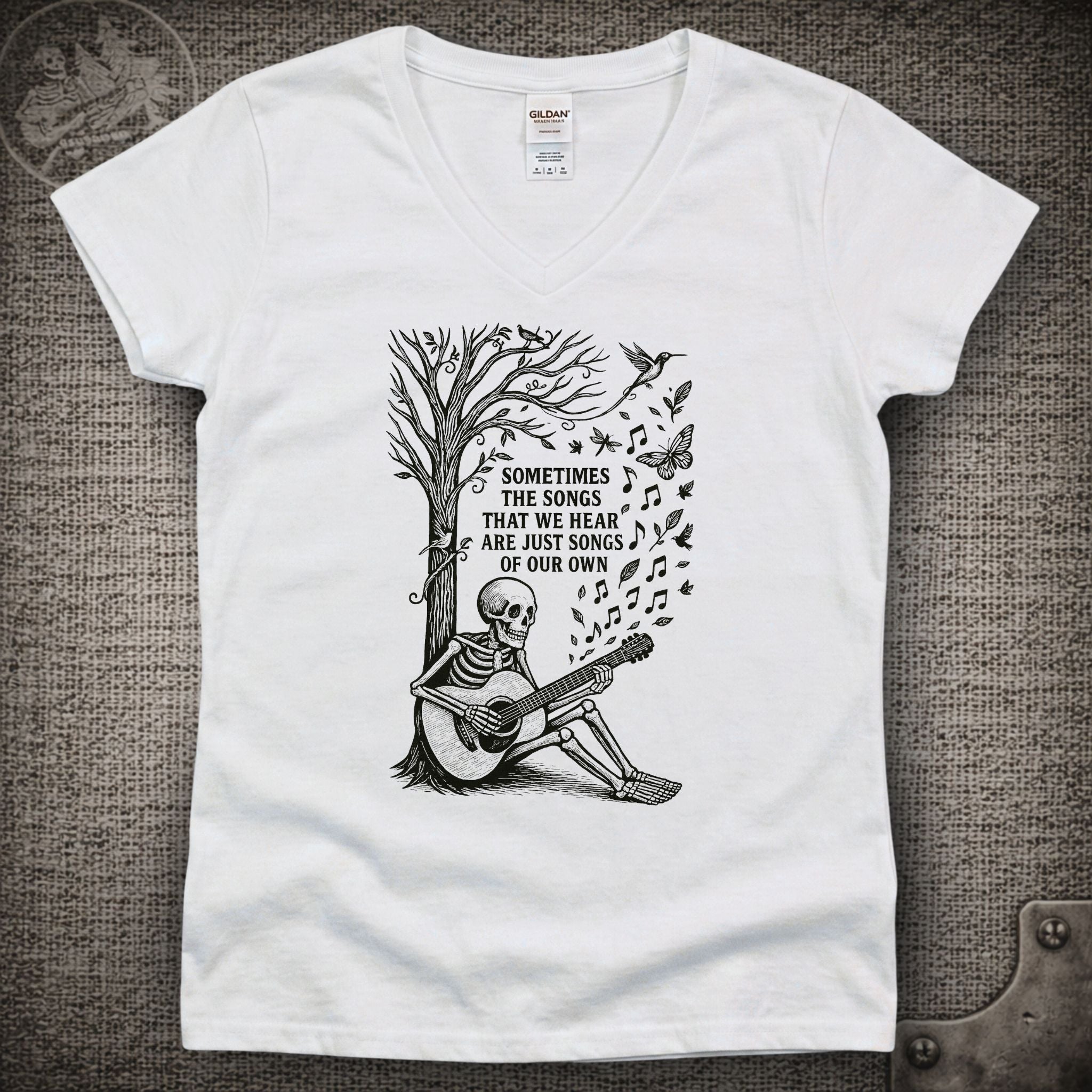 Eyes of the World | Grateful Dead Shakedown Lot Style Ladies V-Neck Tee