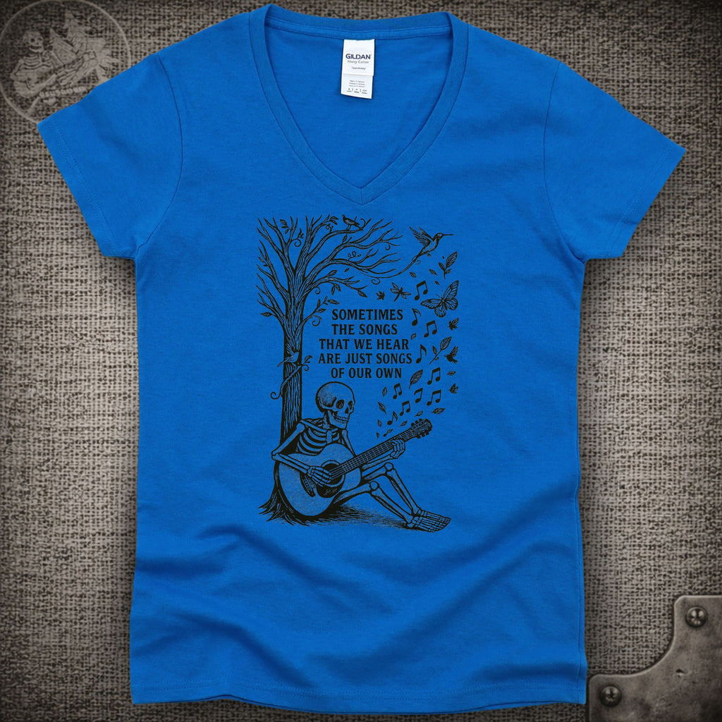 Eyes of the World | Grateful Dead Shakedown Lot Style Ladies V-Neck Tee