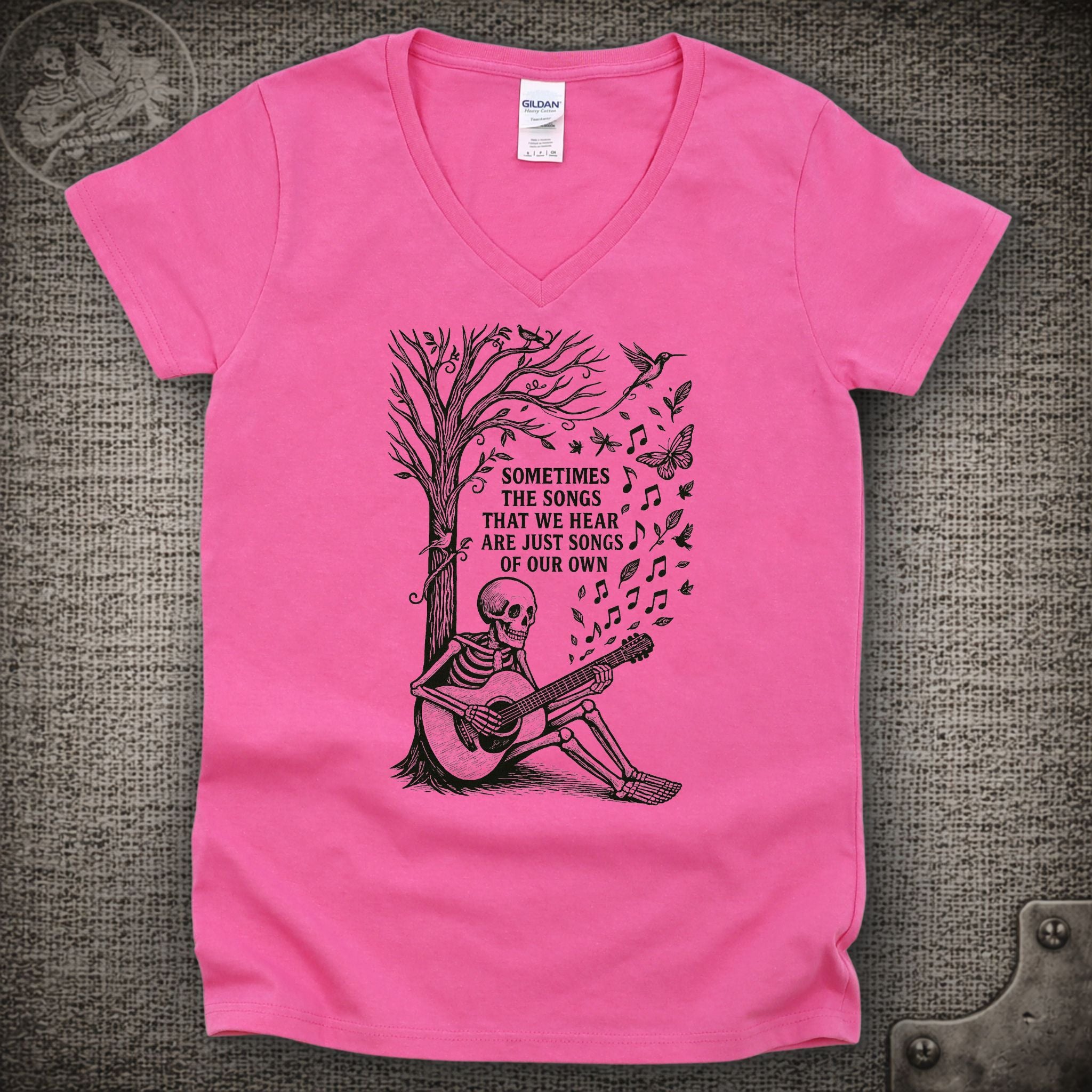 Eyes of the World | Grateful Dead Shakedown Lot Style Ladies V-Neck Tee
