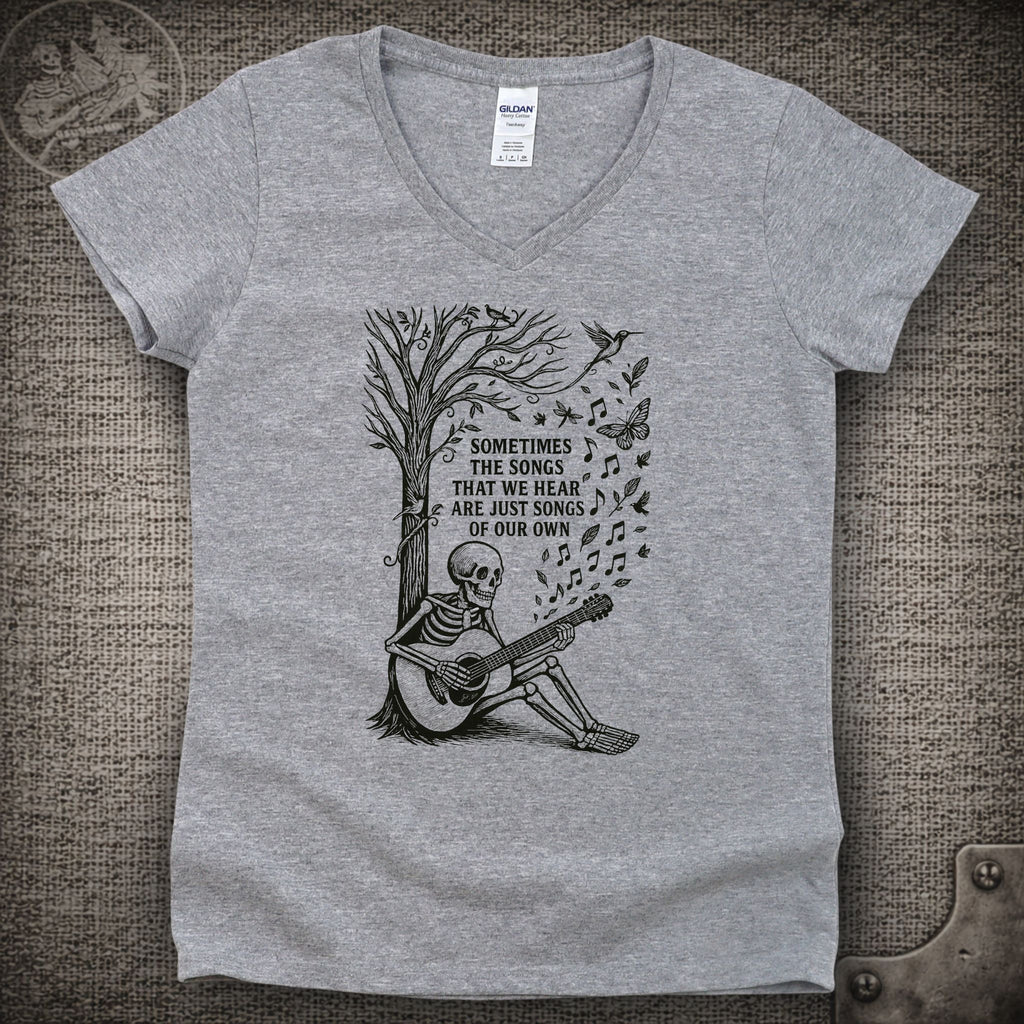 Eyes of the World | Grateful Dead Shakedown Lot Style Ladies V-Neck Tee