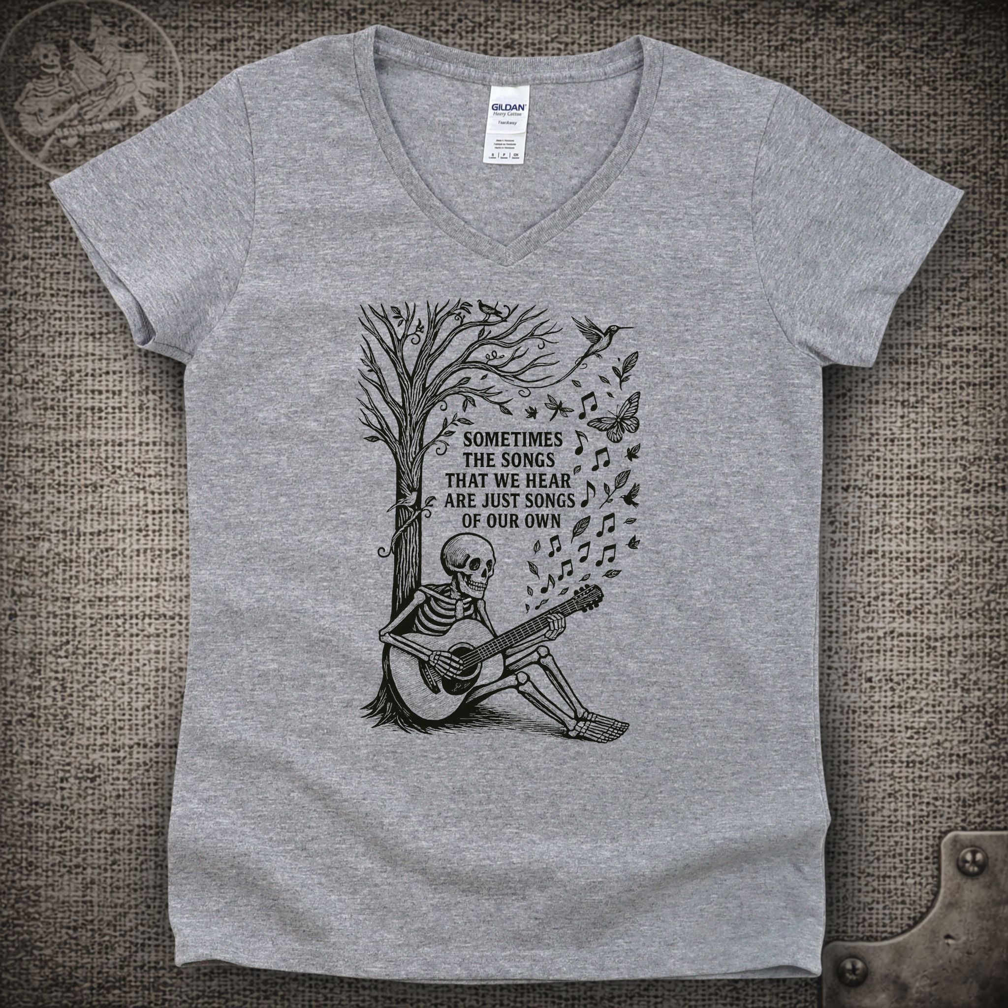 Eyes of the World | Grateful Dead Shakedown Lot Style Ladies V-Neck Tee