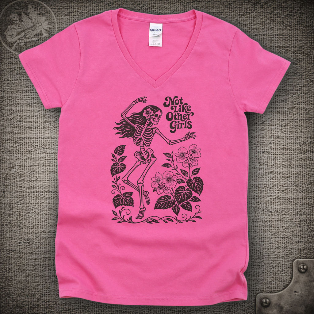 Scarlet Begonias | Not Like Other Girls | Grateful Dead Shakedown Lot Style Ladies V-Neck Tee