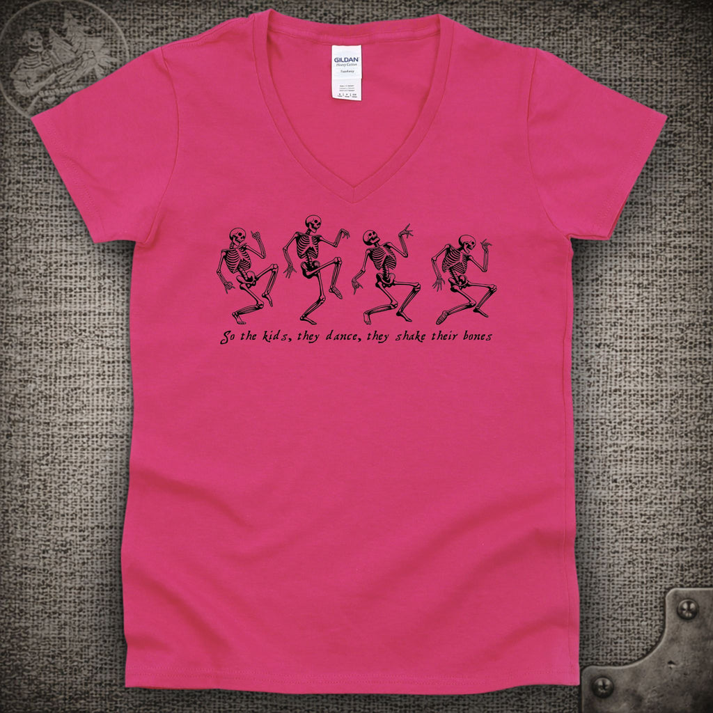 Throwing Stones | Grateful Dead Shakedown Lot Style Ladies V-Neck Tee
