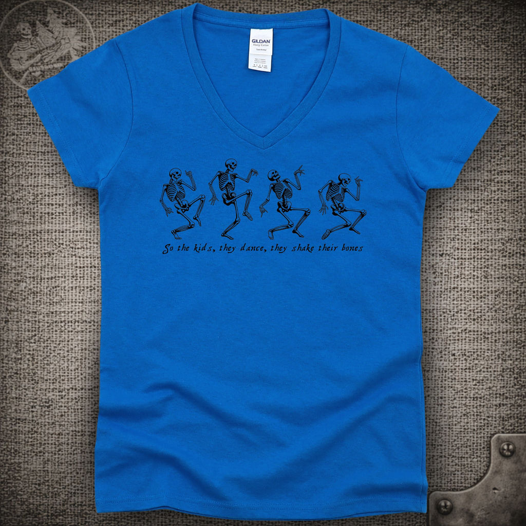 Throwing Stones | Grateful Dead Shakedown Lot Style Ladies V-Neck Tee