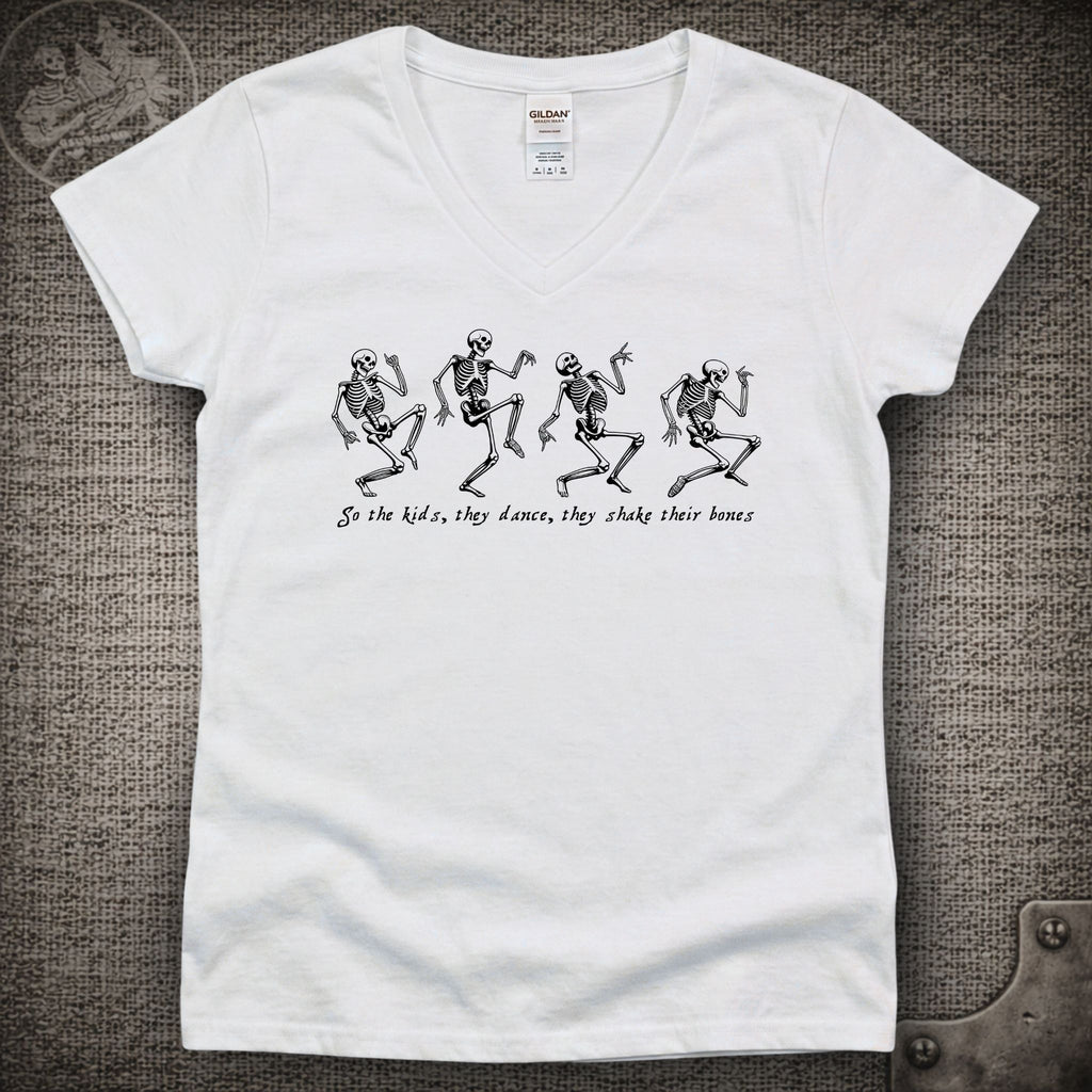 Throwing Stones | Grateful Dead Shakedown Lot Style Ladies V-Neck Tee