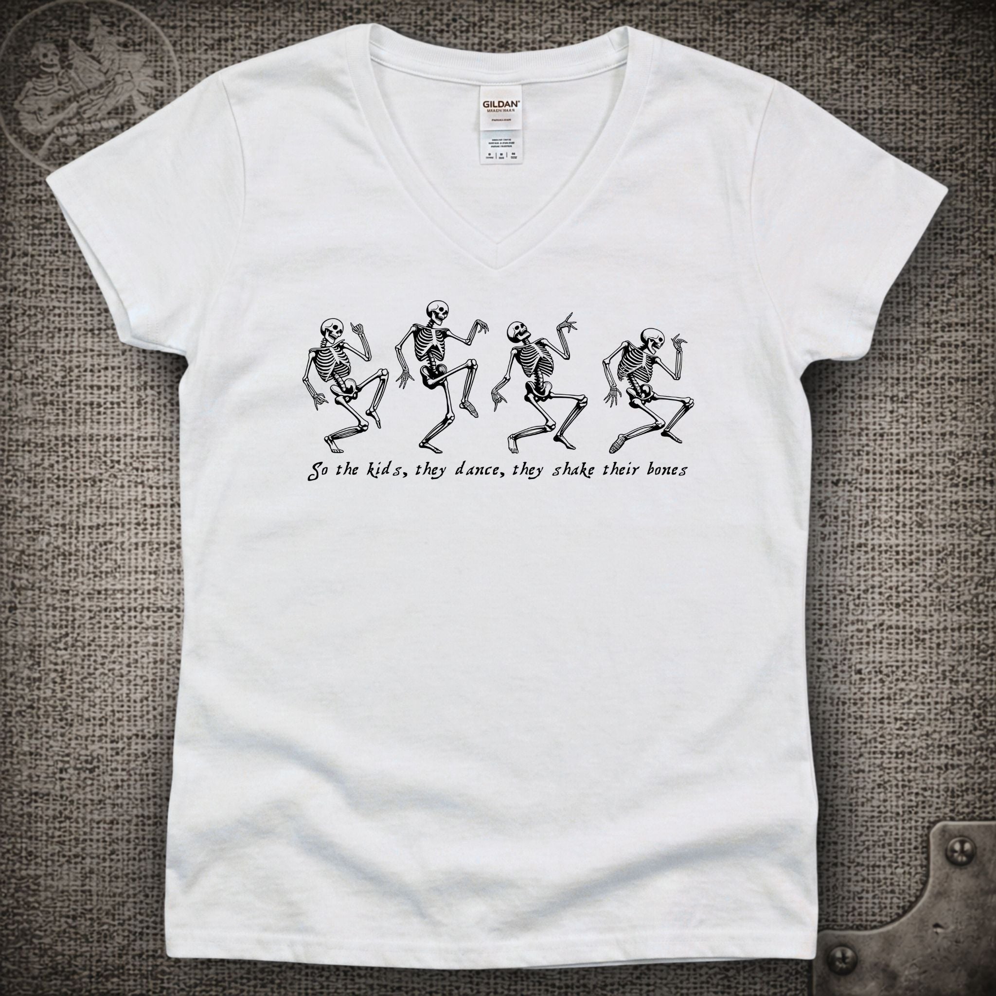 Throwing Stones | Grateful Dead Shakedown Lot Style Ladies V-Neck Tee