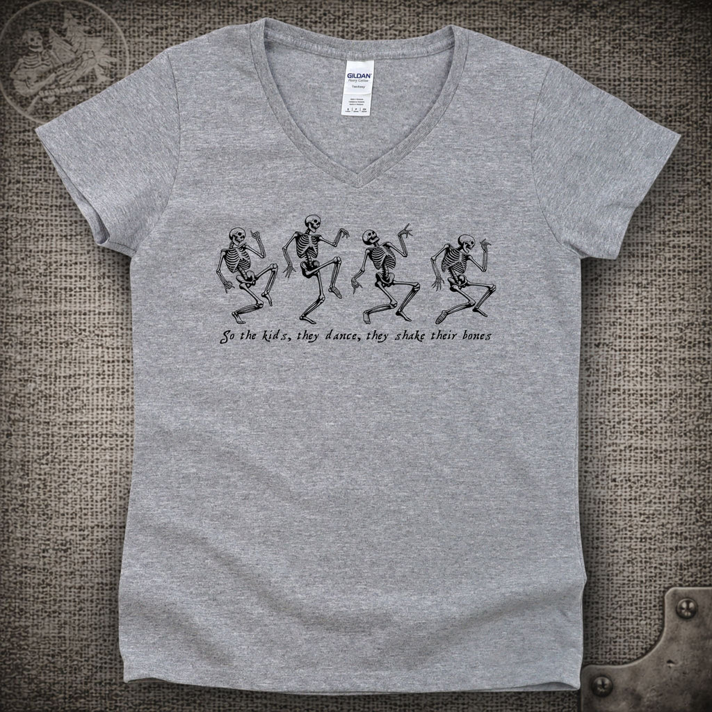 Throwing Stones | Grateful Dead Shakedown Lot Style Ladies V-Neck Tee