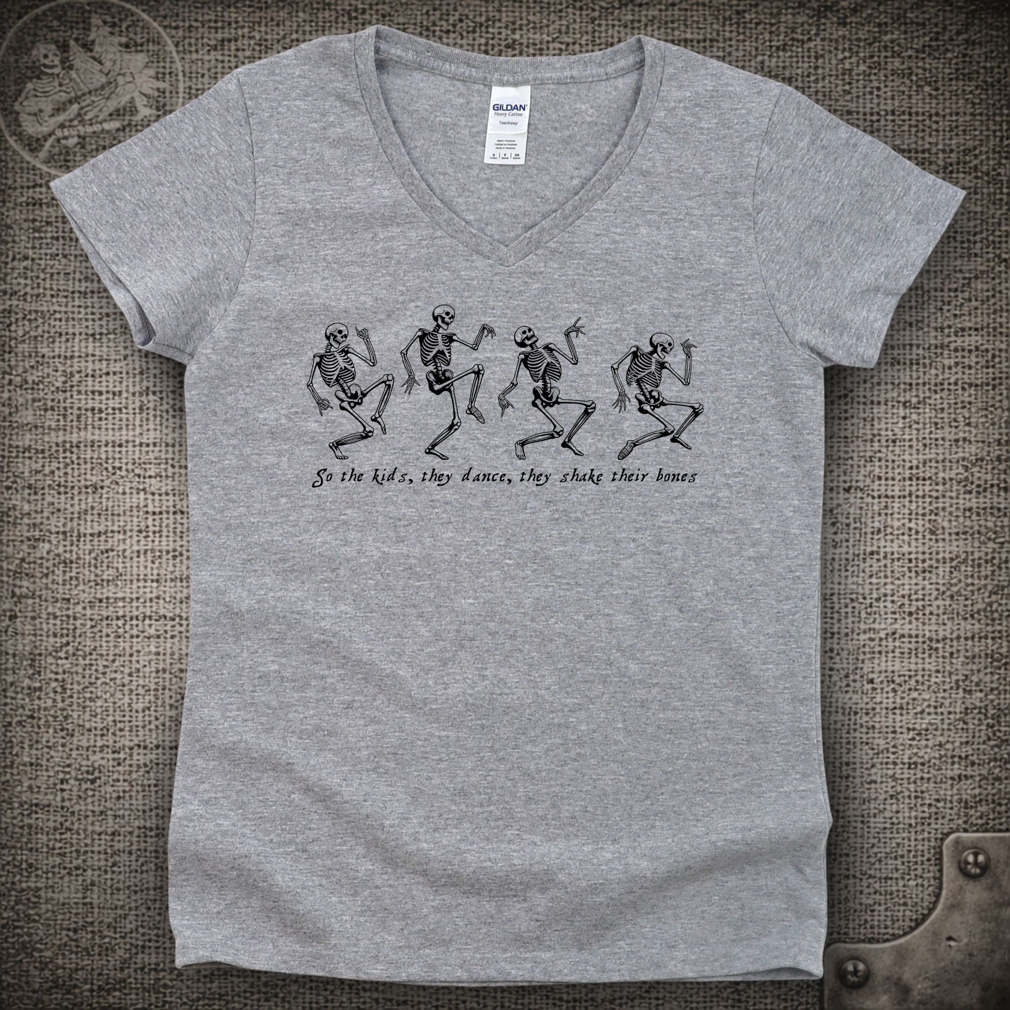 Throwing Stones | Grateful Dead Shakedown Lot Style Ladies V-Neck Tee