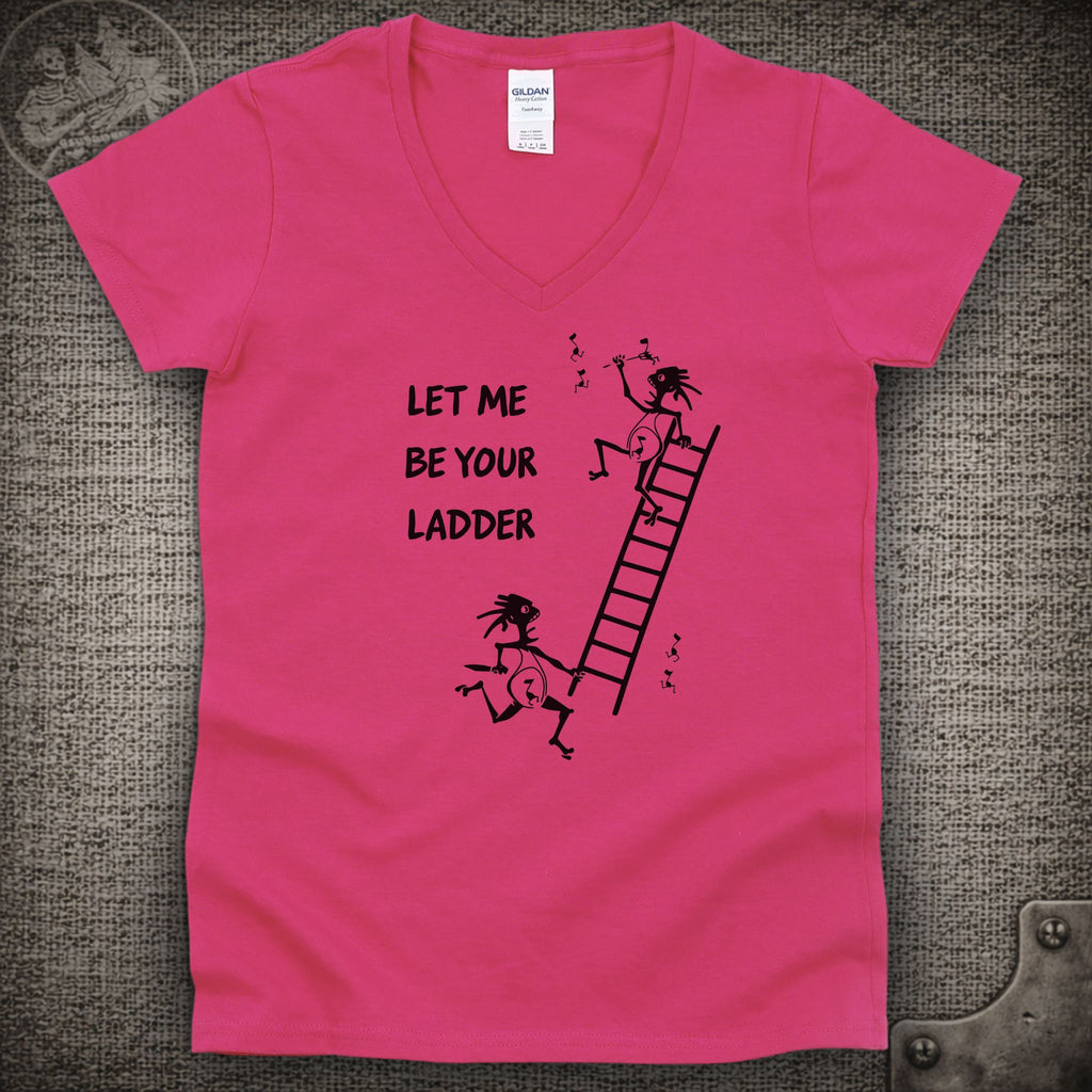 Climb to Safety | Let Me Be Your Ladder | Widespread Panic Shakedown Lot Style Ladies V-Neck Tee