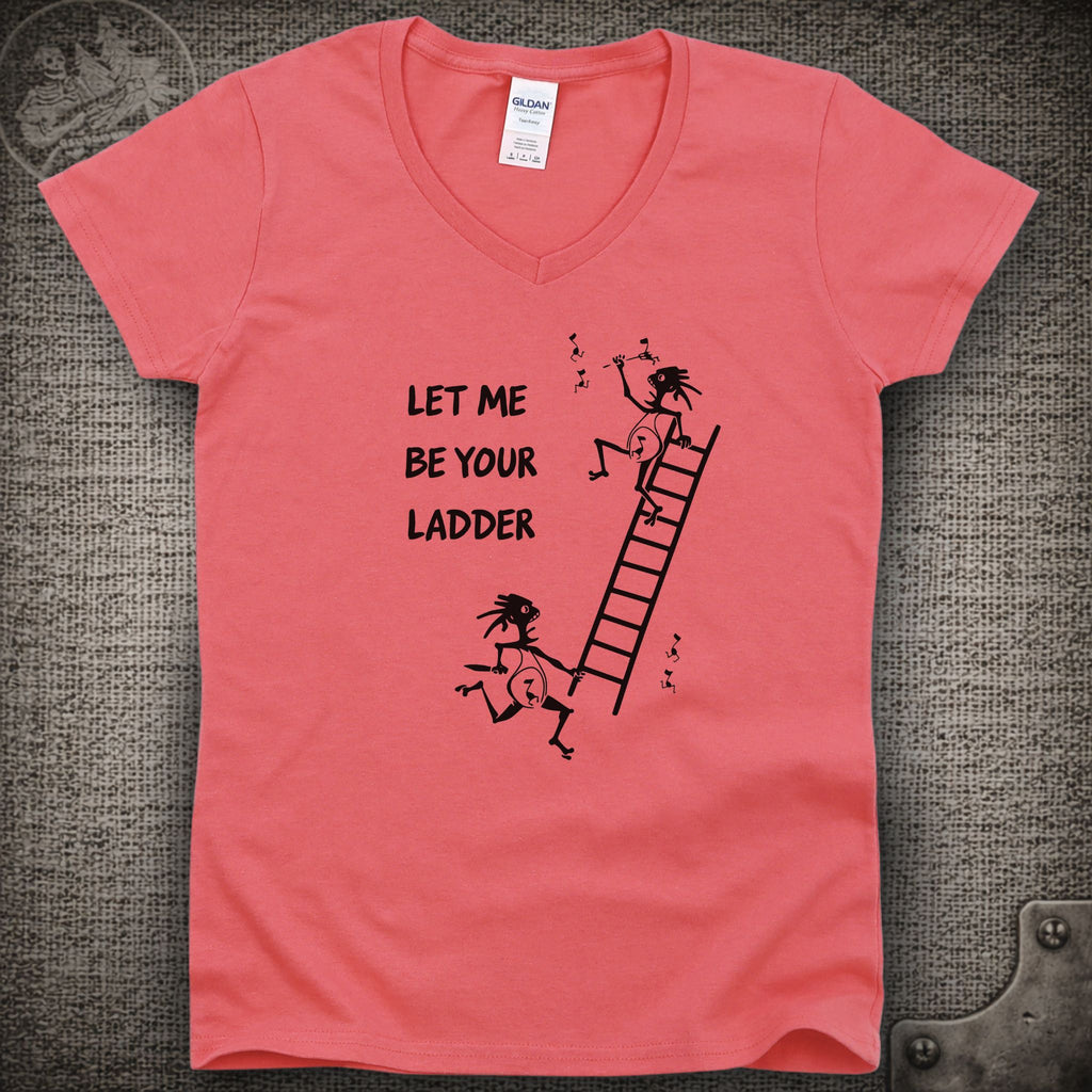 Climb to Safety | Let Me Be Your Ladder | Widespread Panic Shakedown Lot Style Ladies V-Neck Tee