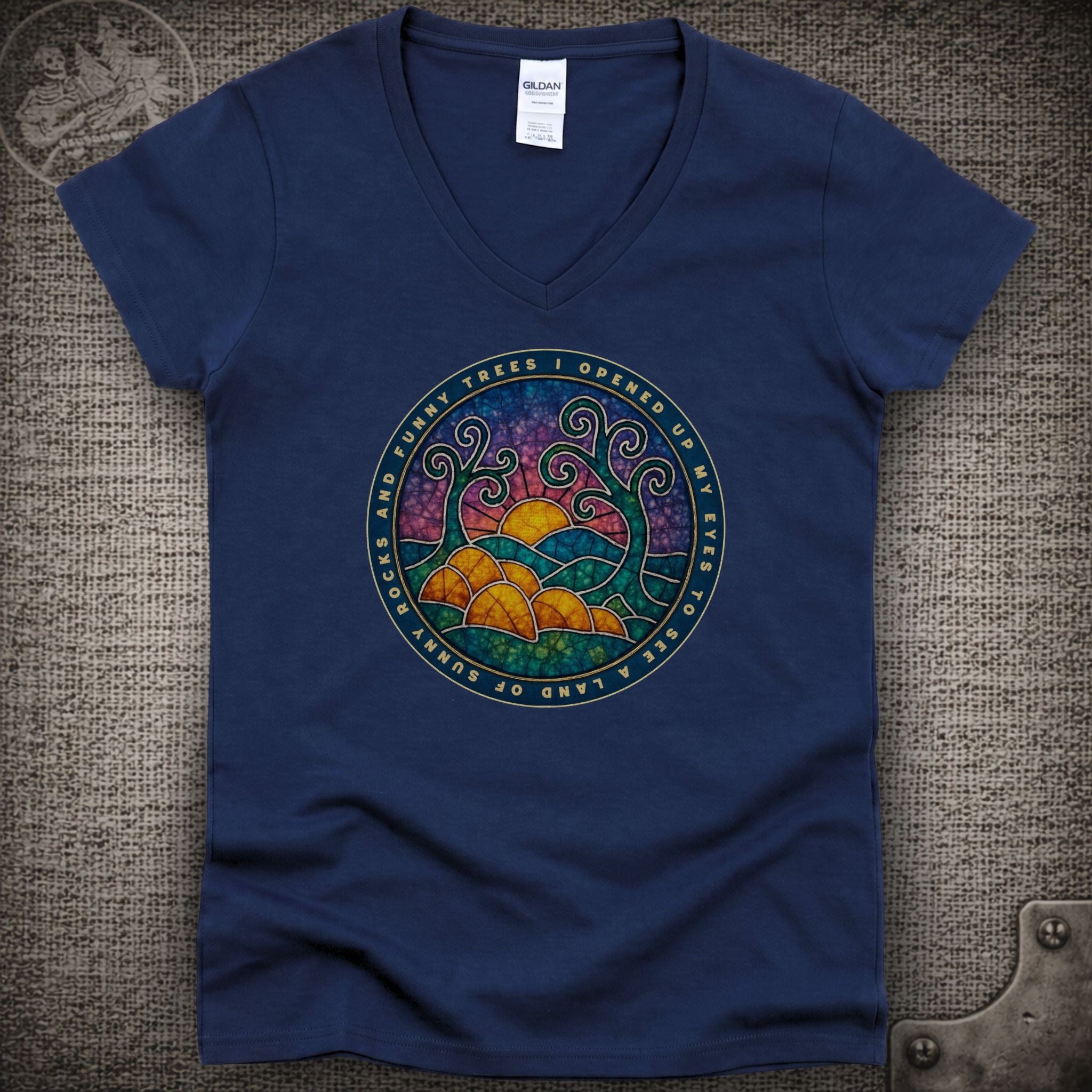 Porch Song | Widespread Panic Shakedown Lot Style Ladies V-Neck Tee