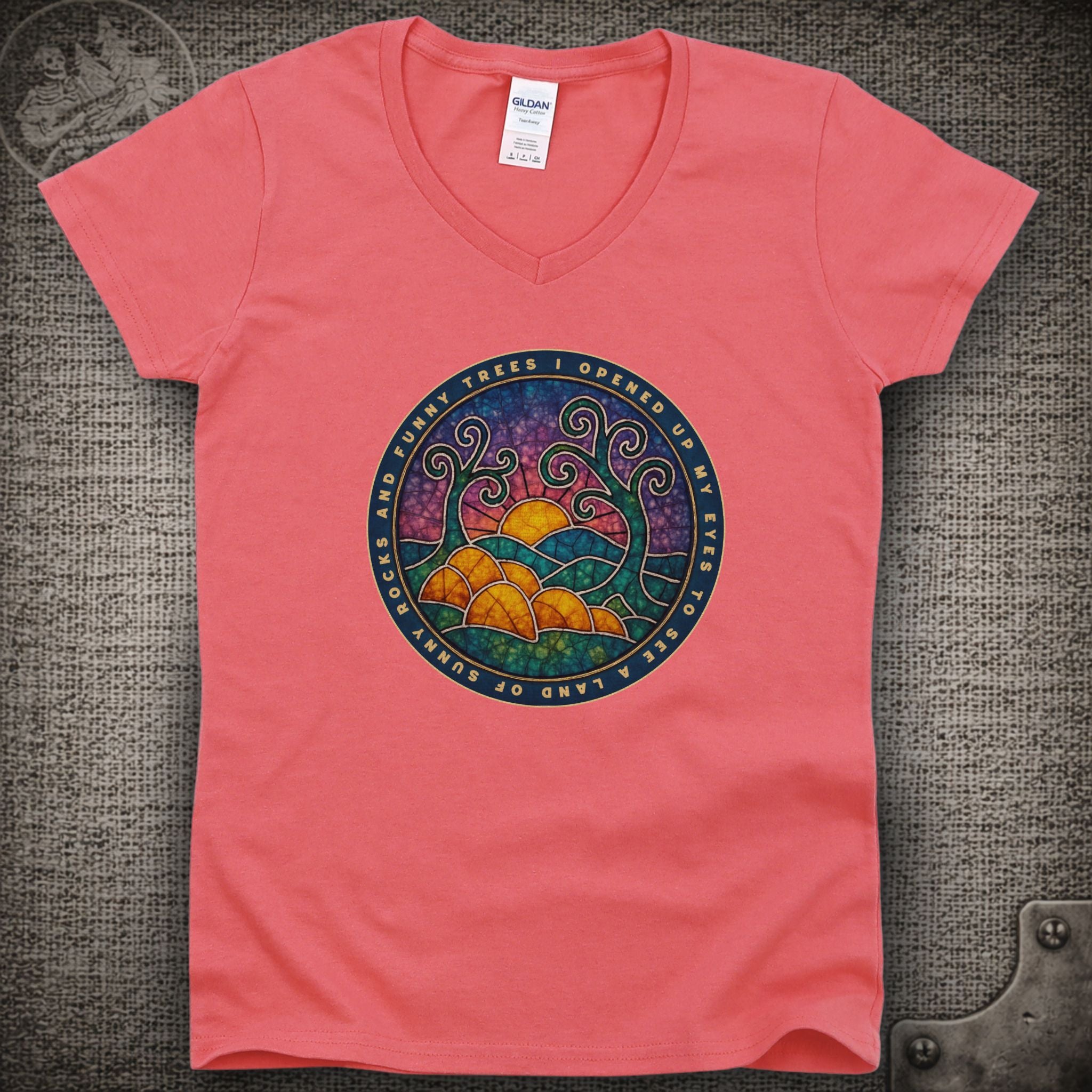 Porch Song | Widespread Panic Shakedown Lot Style Ladies V-Neck Tee