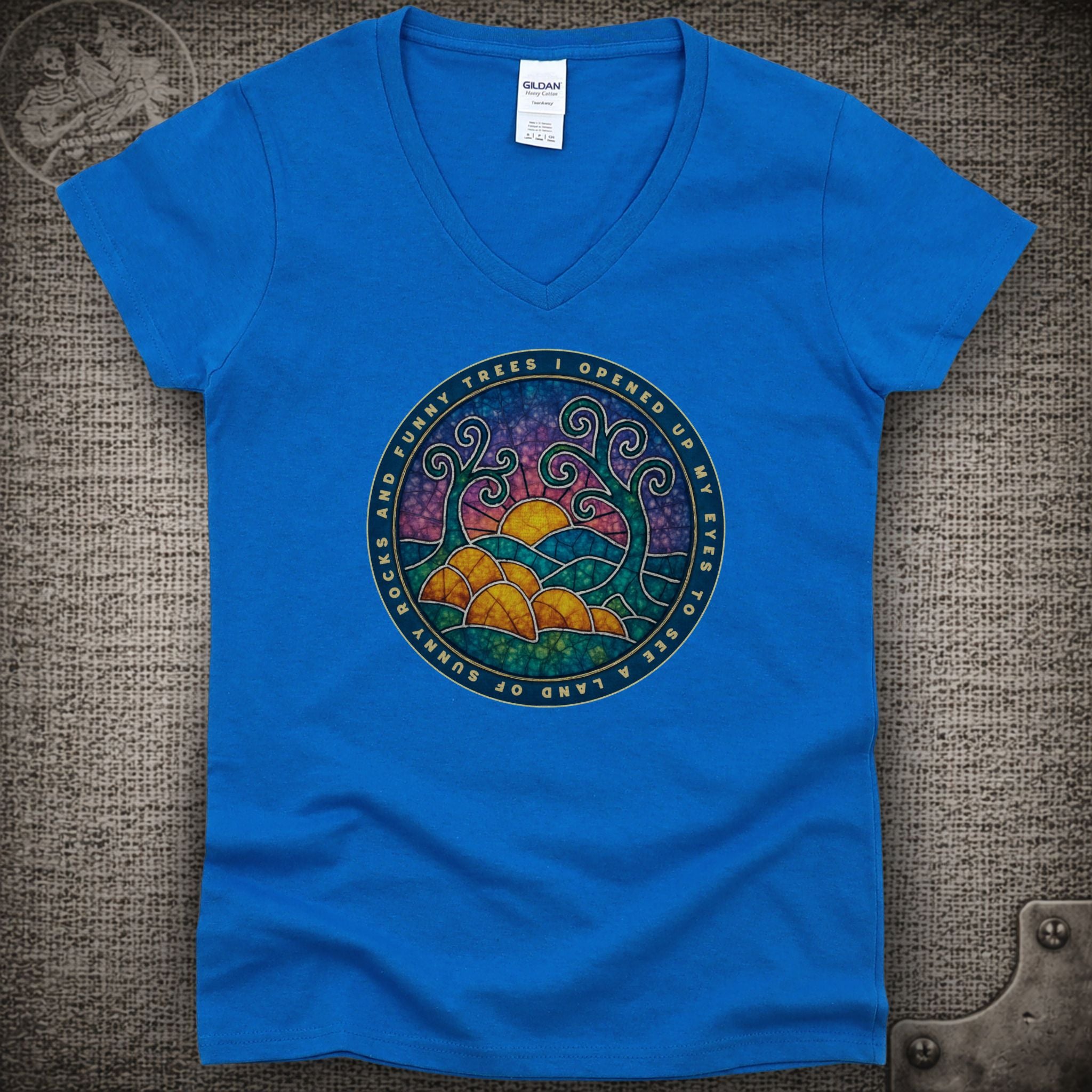 Porch Song | Widespread Panic Shakedown Lot Style Ladies V-Neck Tee