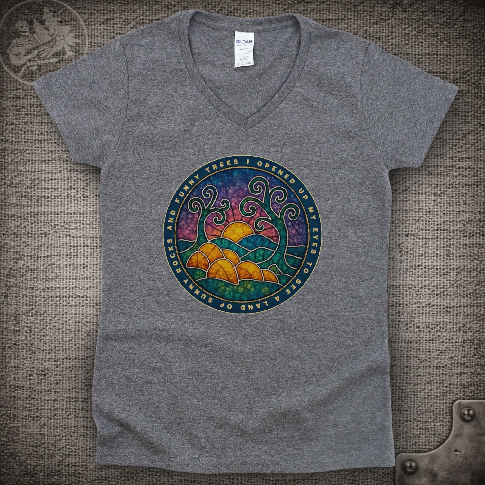Porch Song | Widespread Panic Shakedown Lot Style Ladies V-Neck Tee