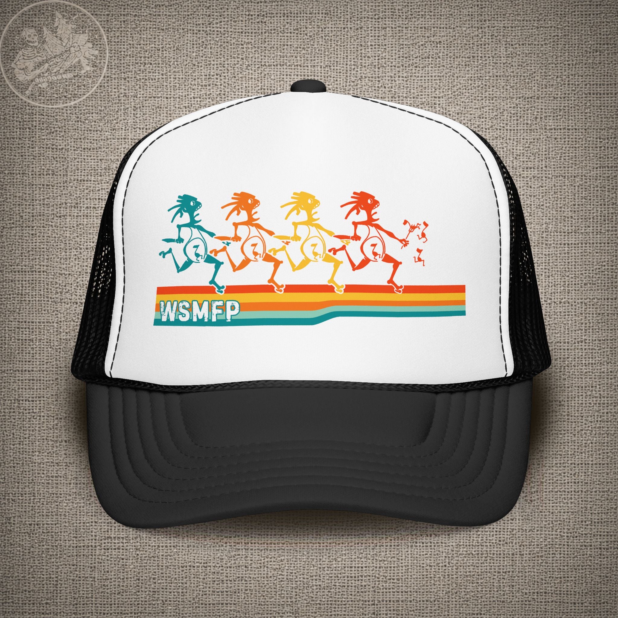 Retro Note Eaters | Widespread Panic Shakedown Lot Style Trucker Hat