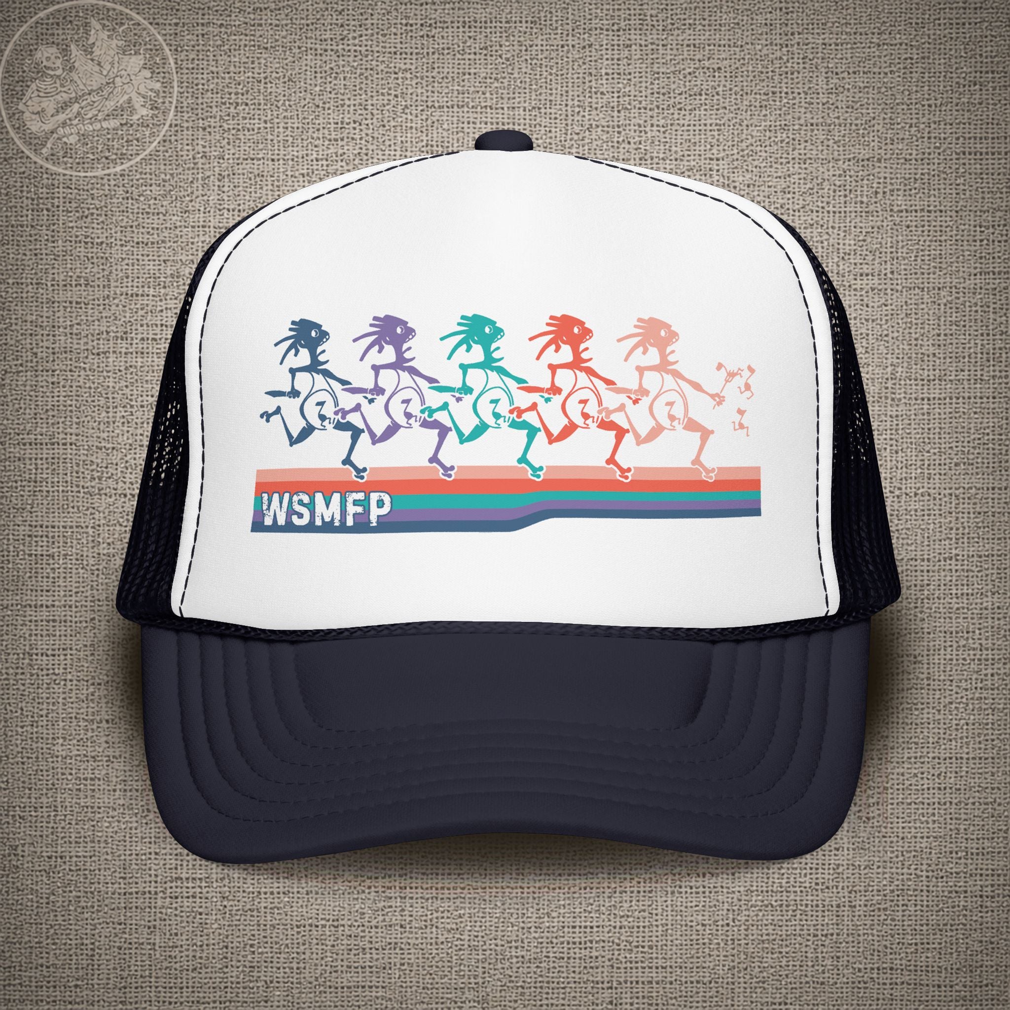 Retro Note Eaters ~ Colorado Version | Widespread Panic Shakedown Lot Style Trucker Hat