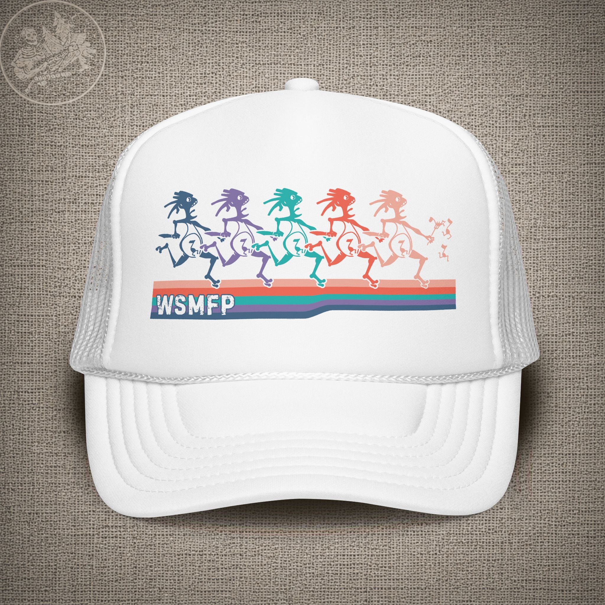 Retro Note Eaters ~ Colorado Version | Widespread Panic Shakedown Lot Style Trucker Hat